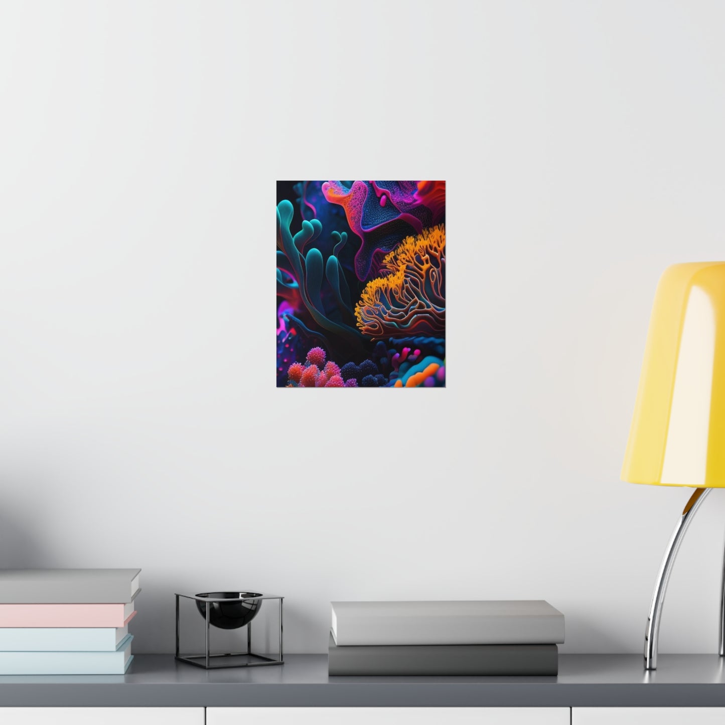 Premium Matte Vertical Posters Macro Coral Reef 2