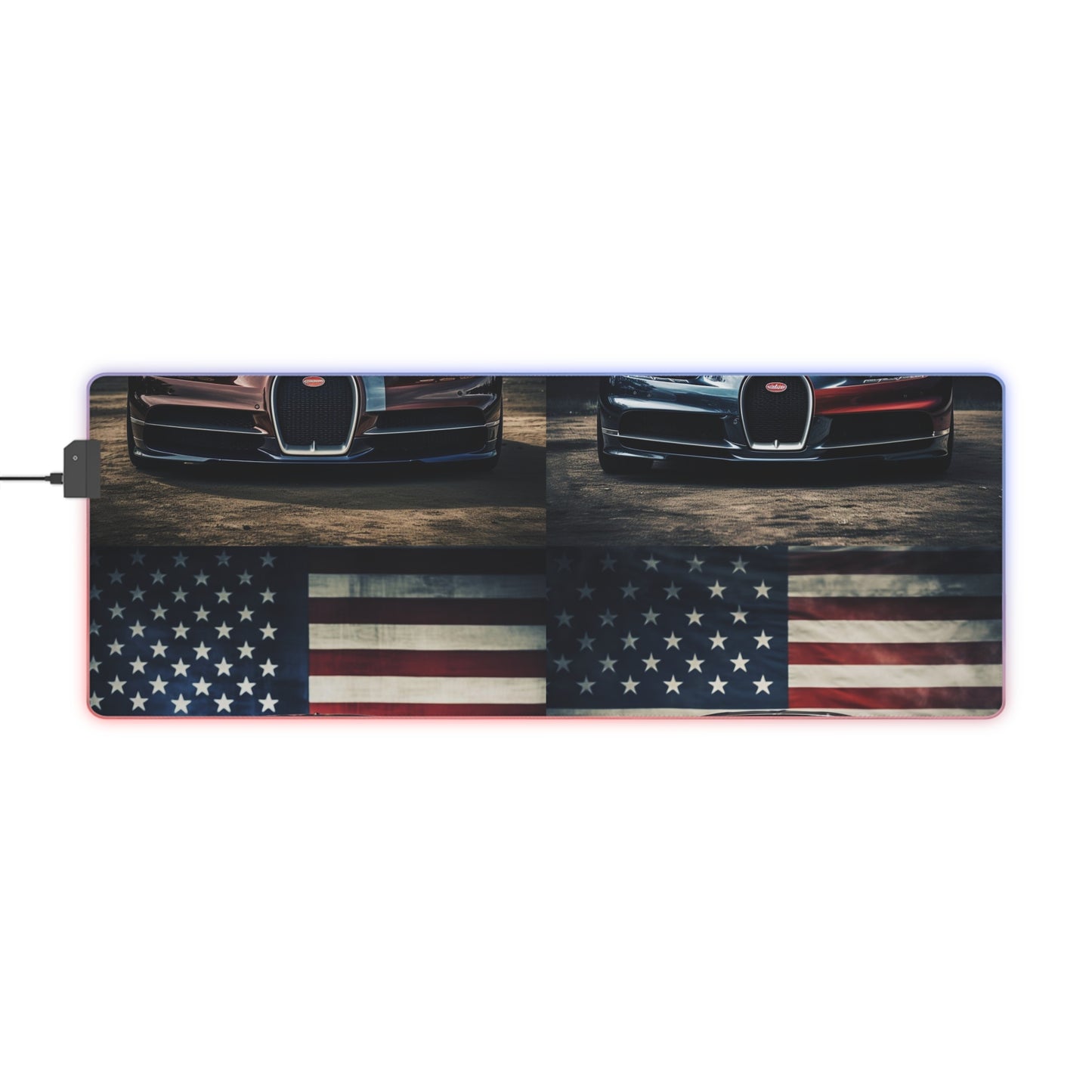 LED Gaming Mouse Pad Bugatti Flag 5