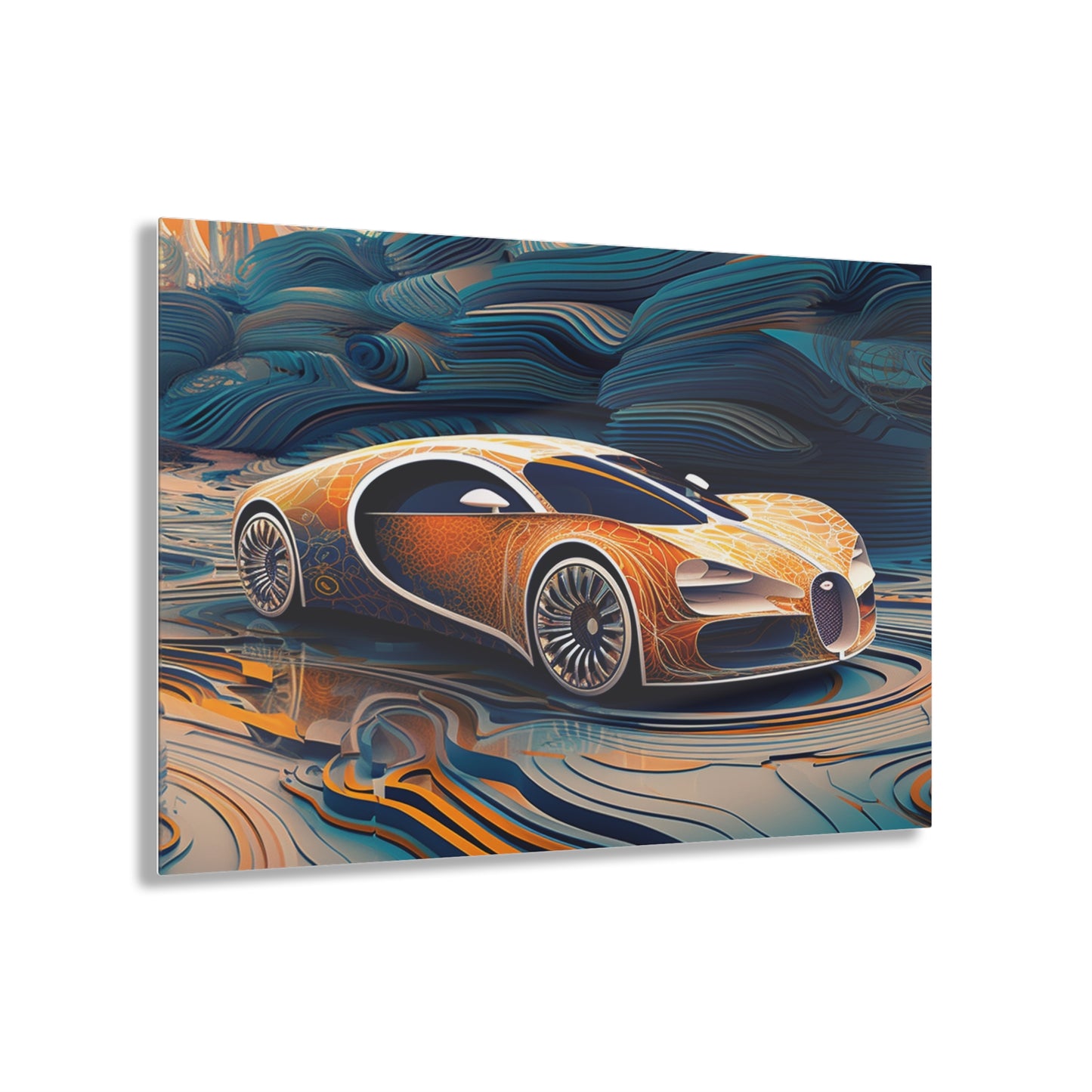 Acrylic Prints Bugatti Abstract Flair 1