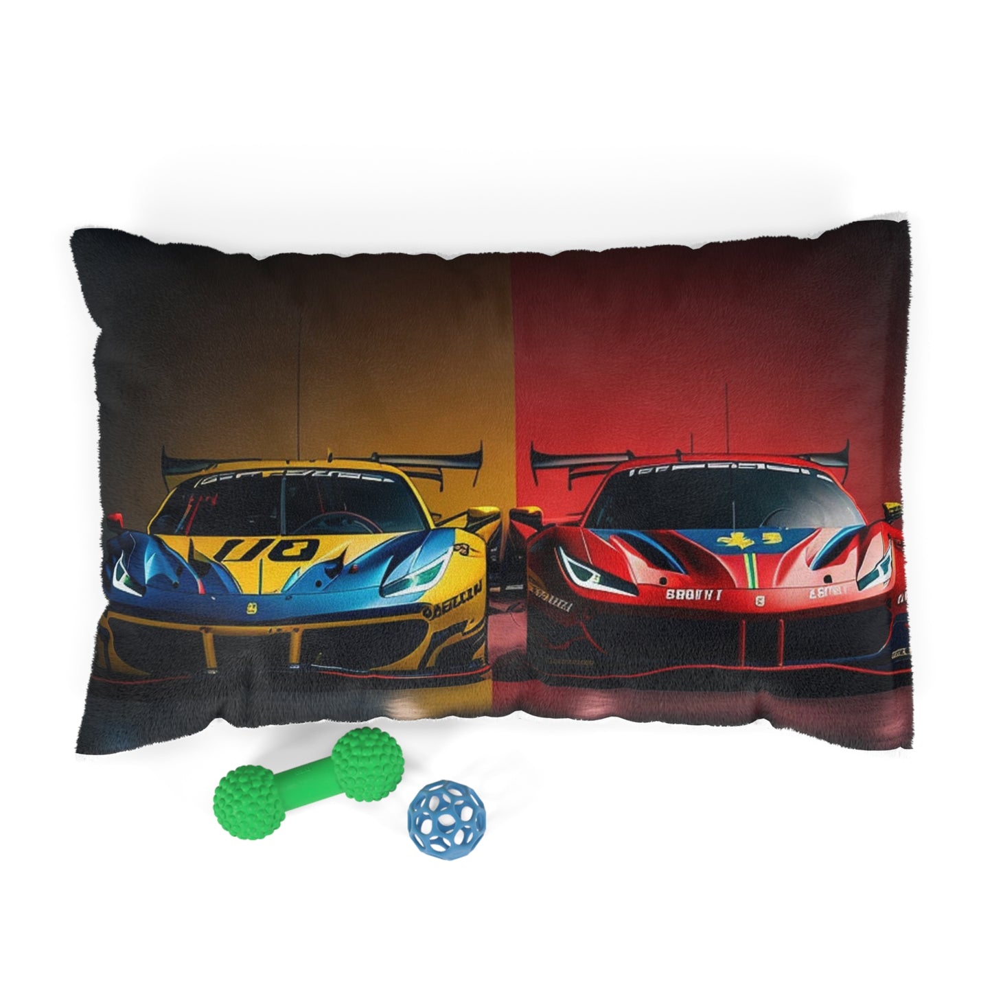 Pet Bed Ferrari Red Blue 3