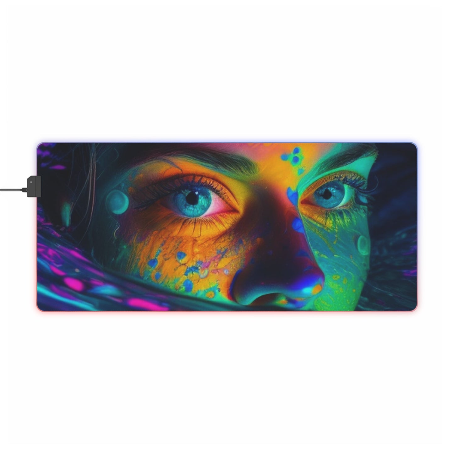 LED Gaming Mouse Pad Florescent Glow 3
