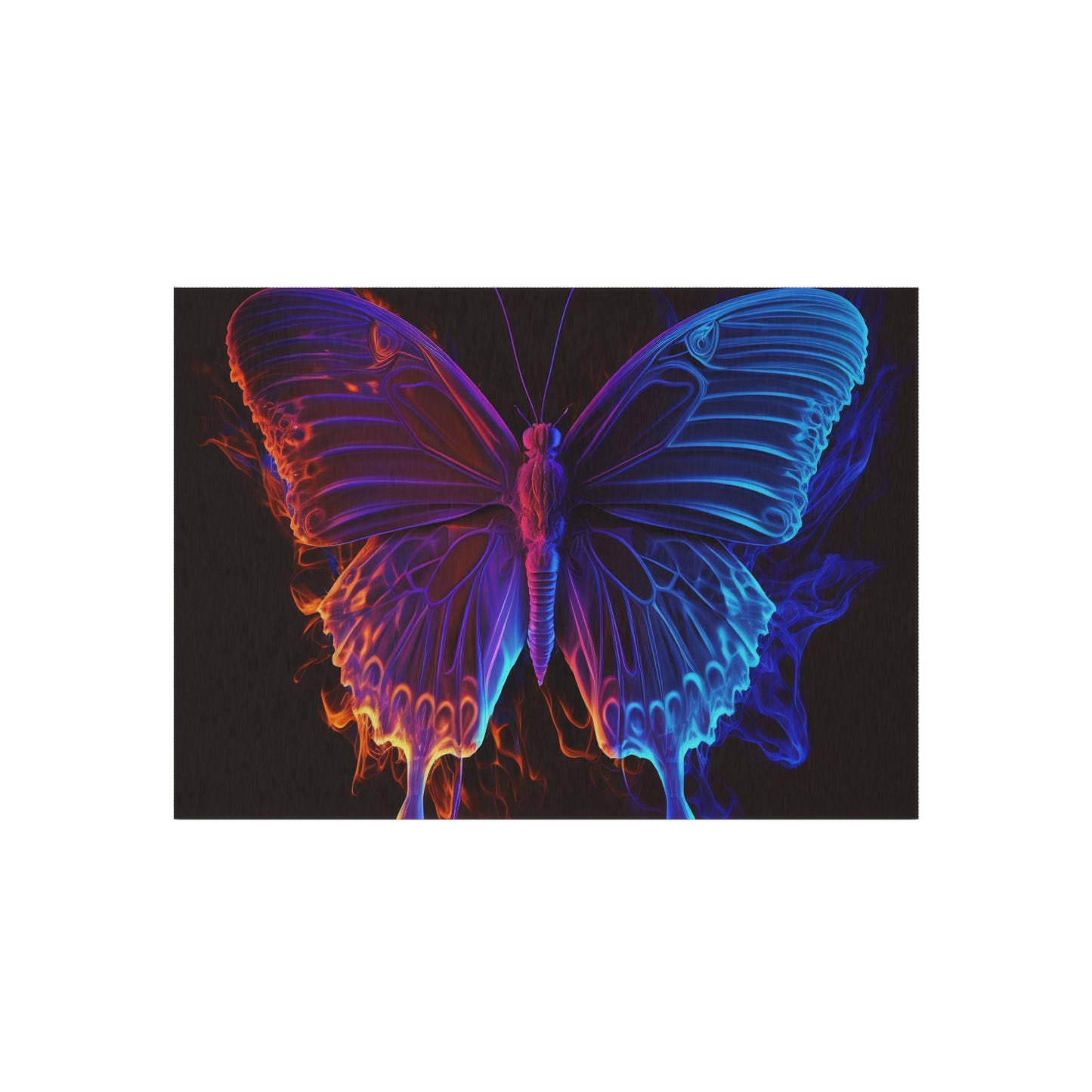 Outdoor Rug  Thermal Butterfly 1