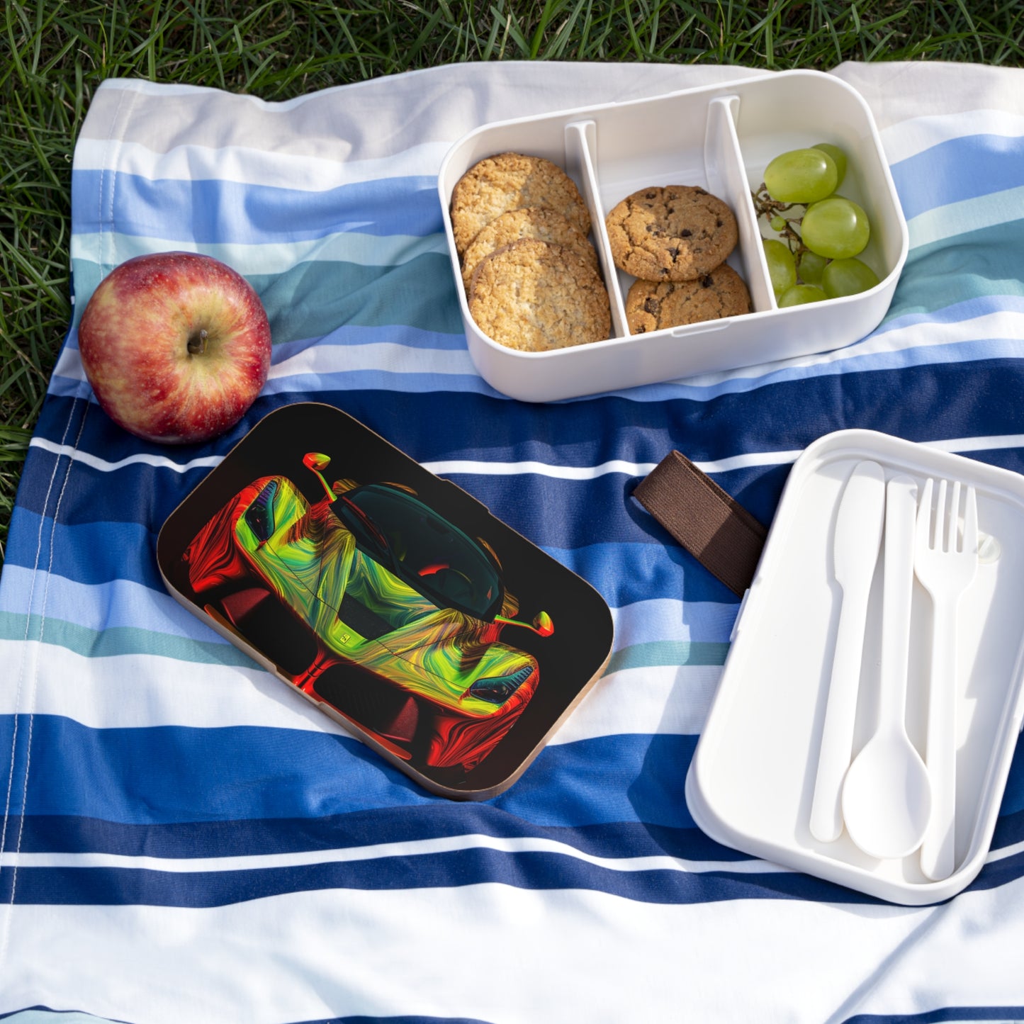 Bento Lunch Box Ferrari Neon 1