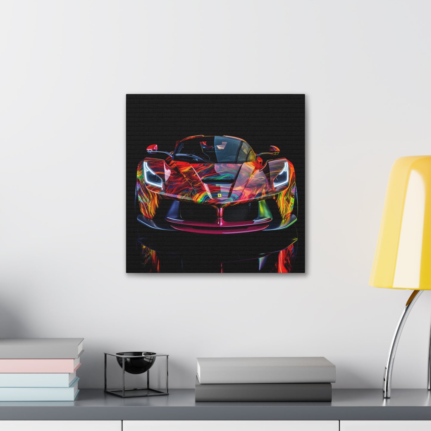 Canvas Gallery Wraps Ferrari Neon 3