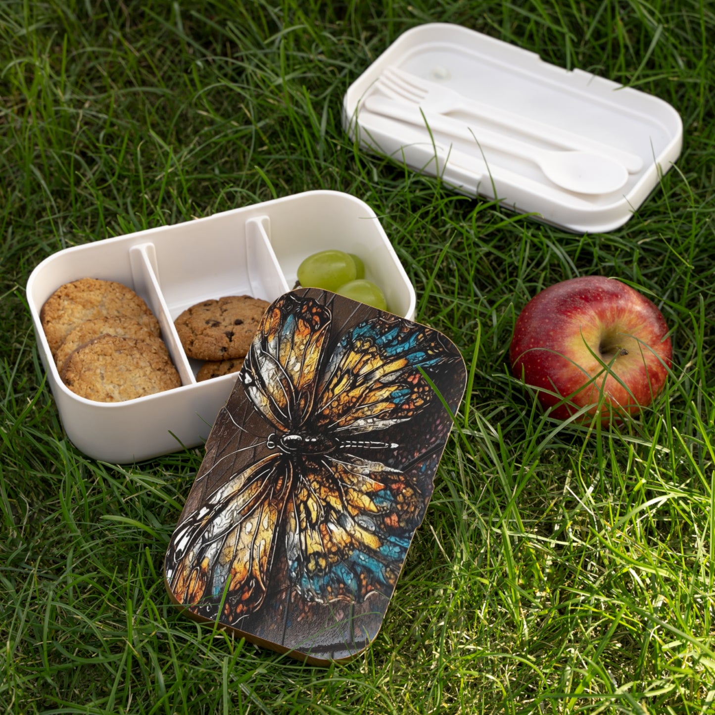 Bento Lunch Box Water Butterfly Street 1