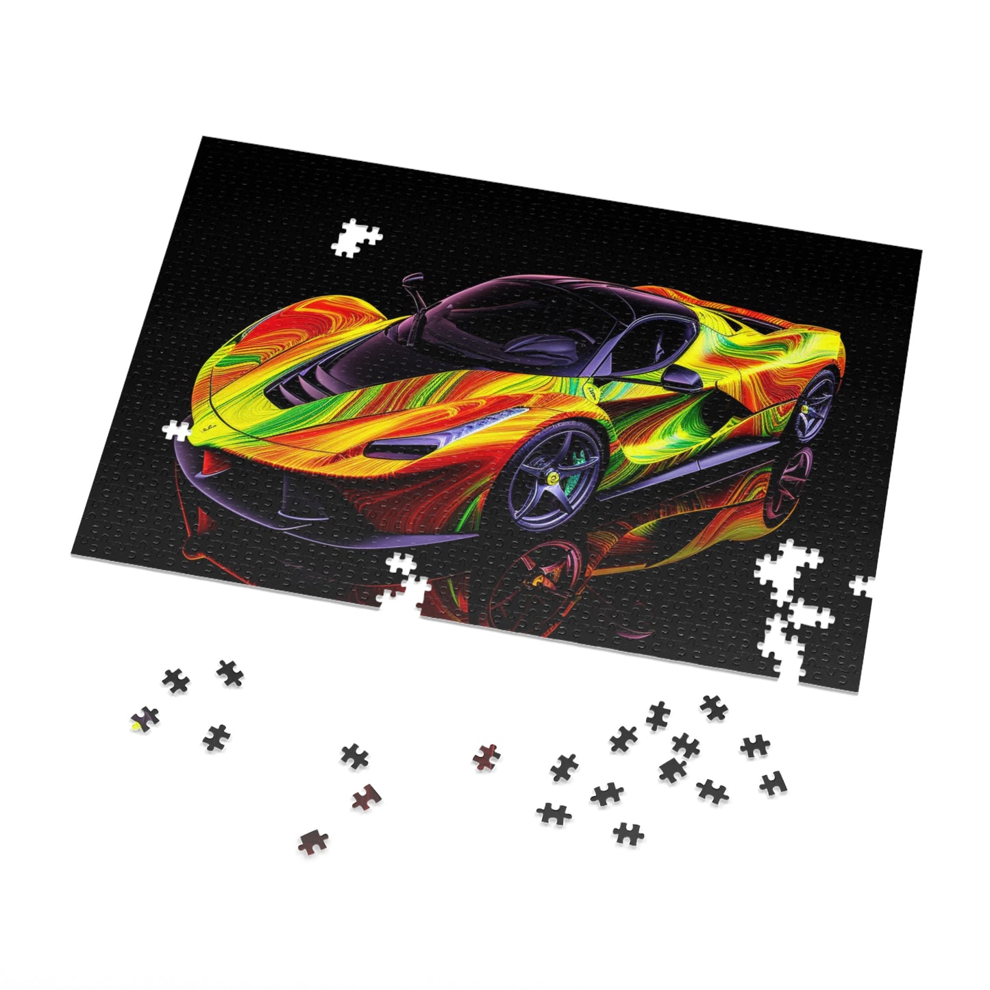 Jigsaw Puzzle (30, 110, 252, 500,1000-Piece) Ferrari Neon 4