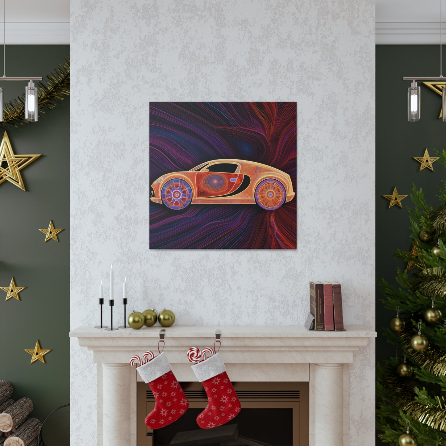 Canvas Gallery Wraps Bugatti Abstract Concept 2