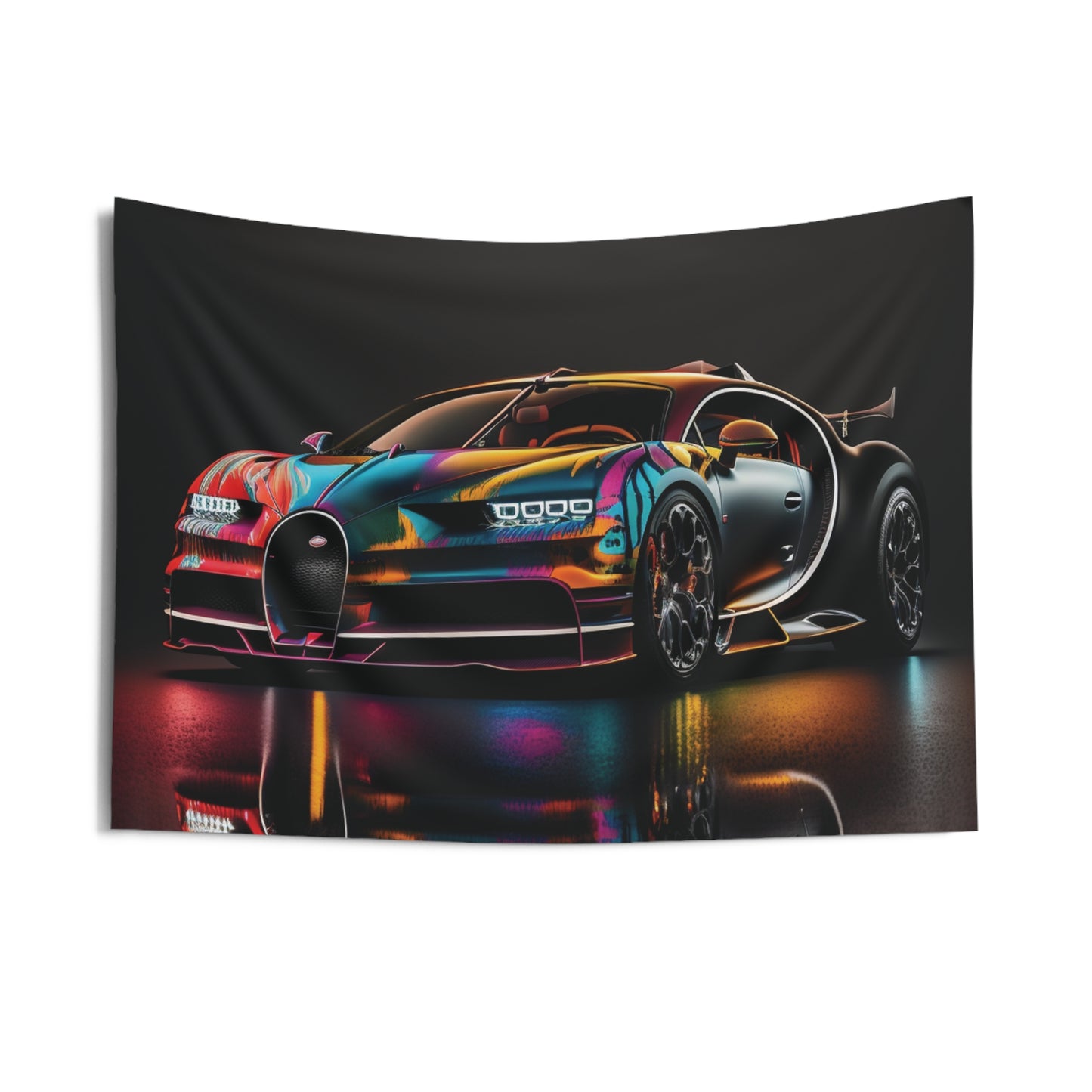 Indoor Wall Tapestries Bugatti Chiron Super 2