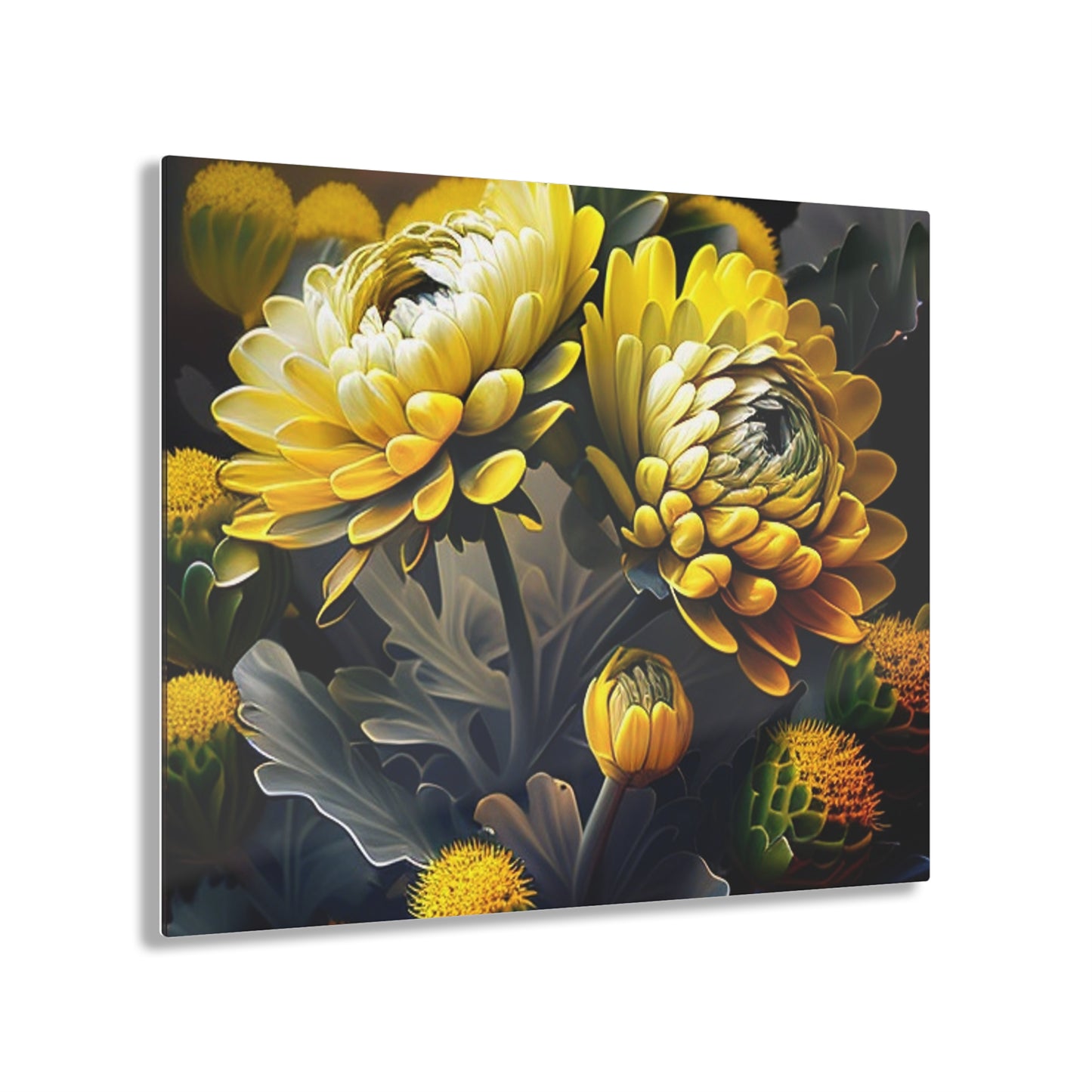 Acrylic Prints Yellow Hermosas Flores Amarillas 2