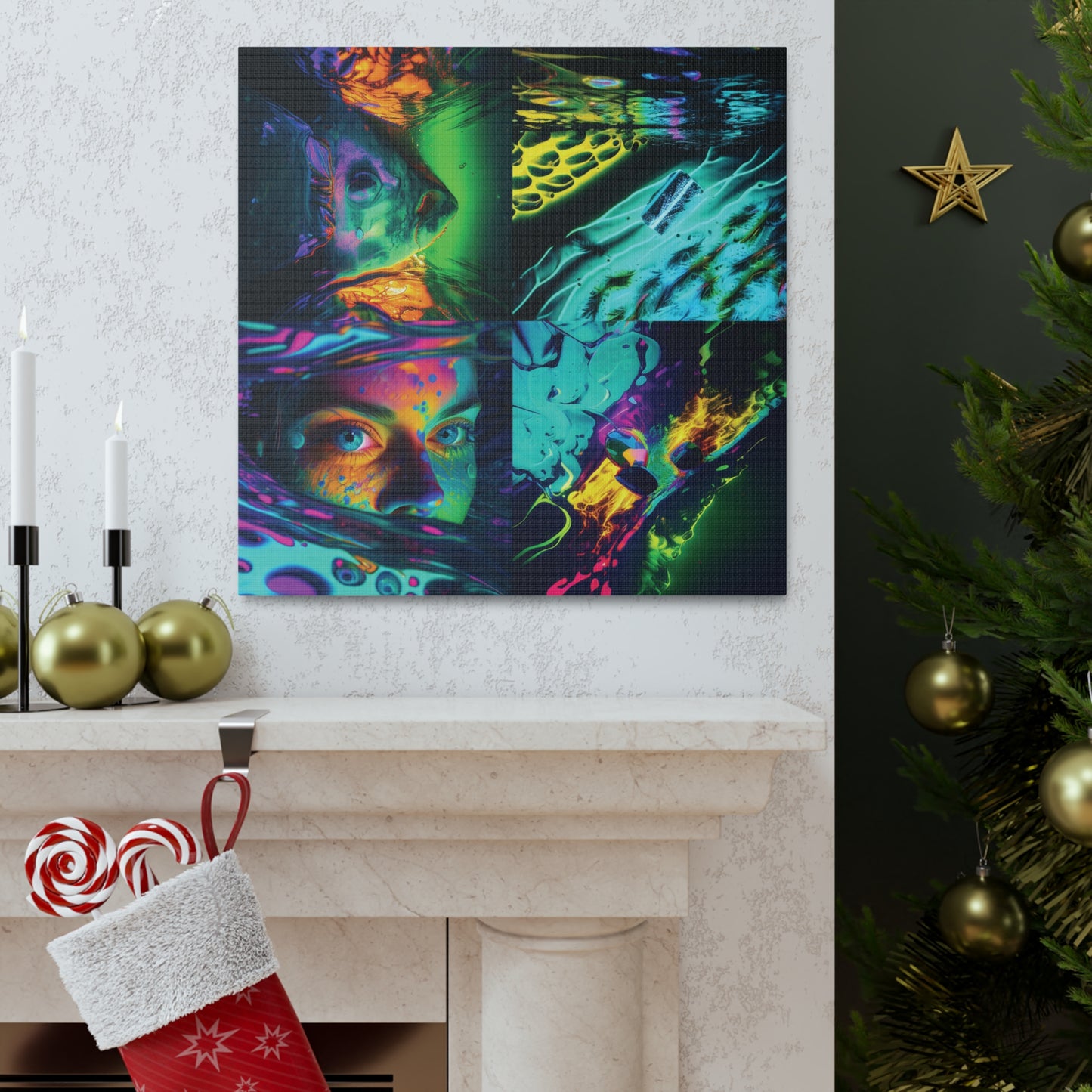 Canvas Gallery Wraps Florescent Glow 5