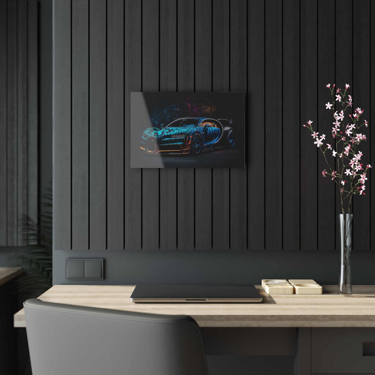 Acrylic Prints Bugatti Blue 3