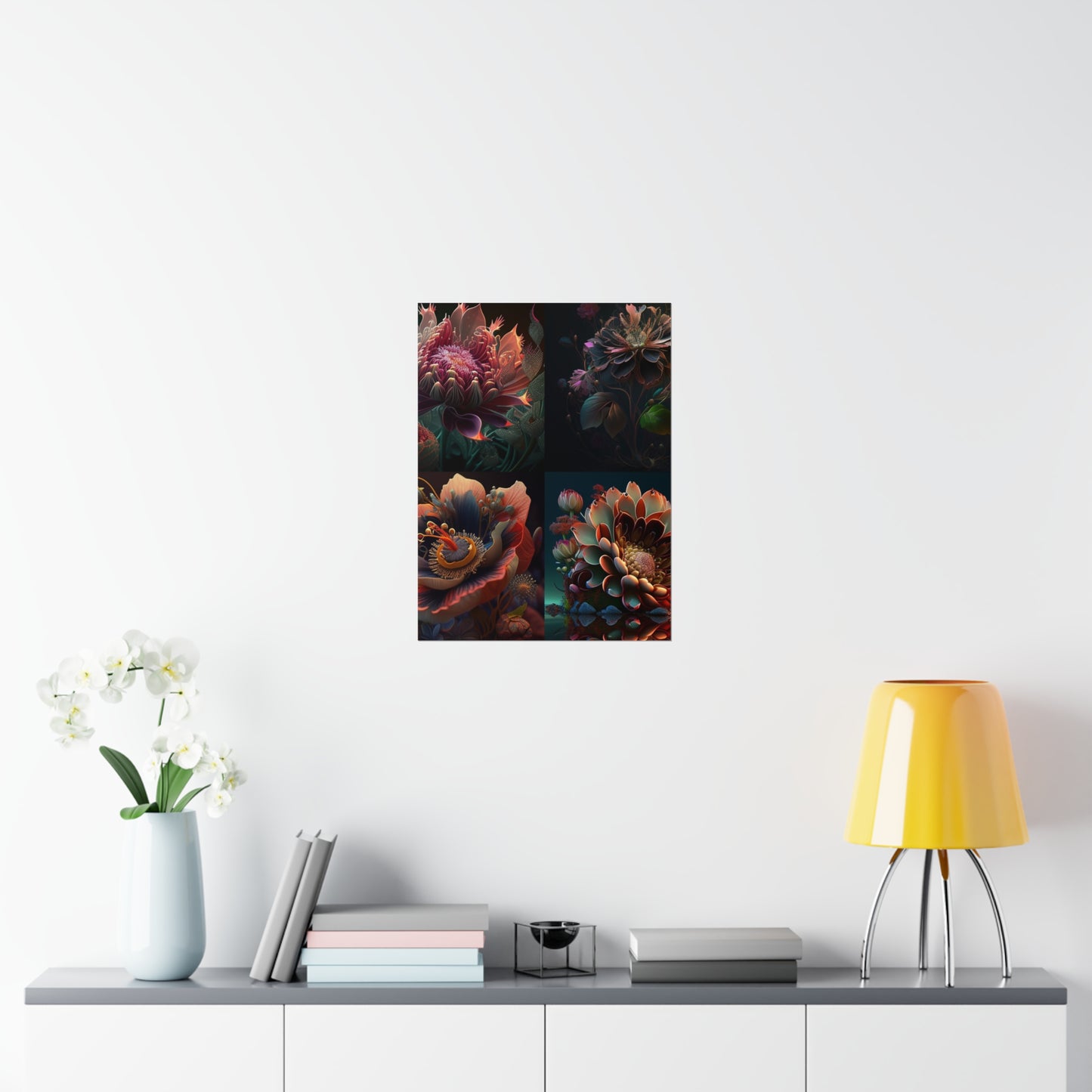 Premium Matte Vertical Posters Flower Arangment 5