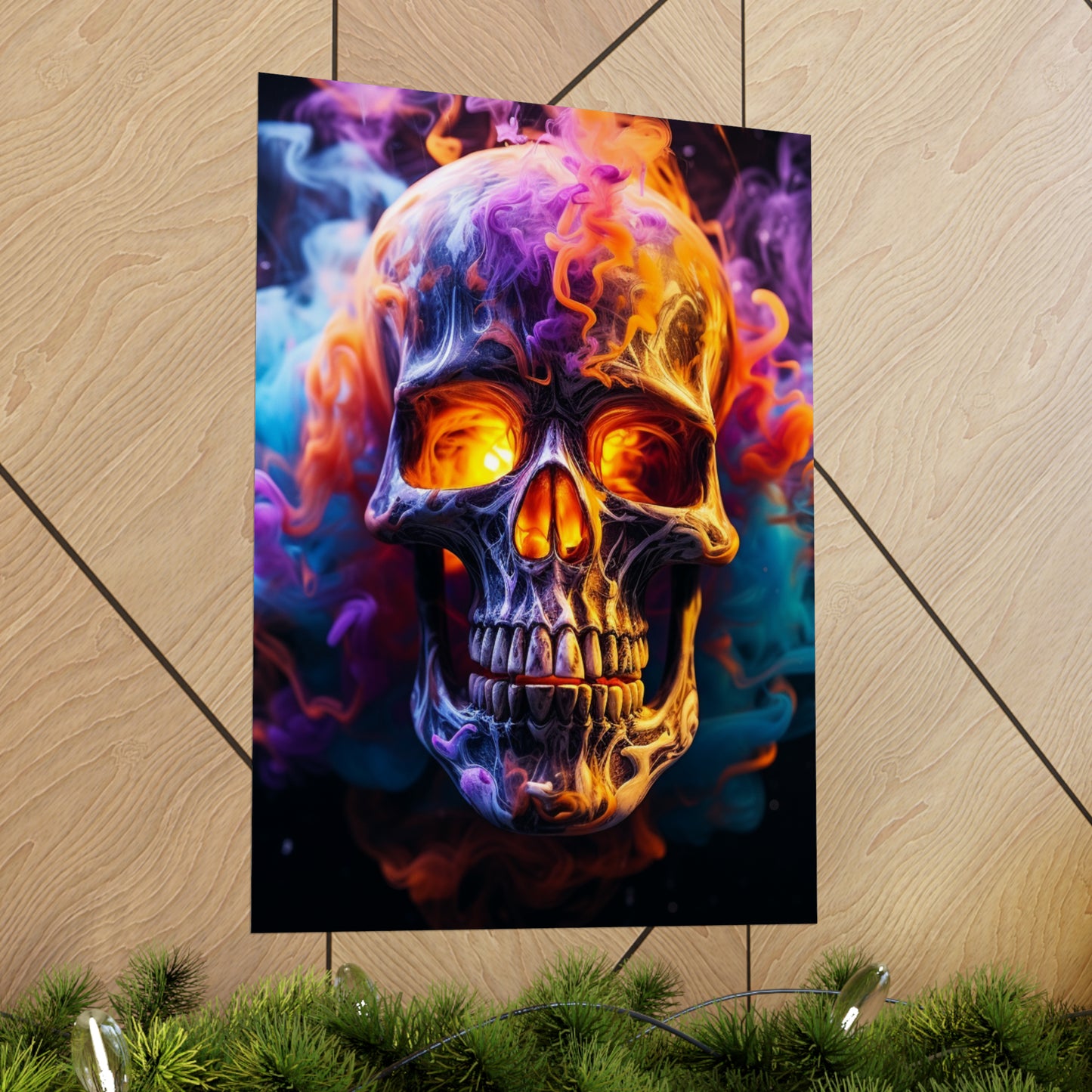 Premium Matte Vertical Posters Macro Skull 2