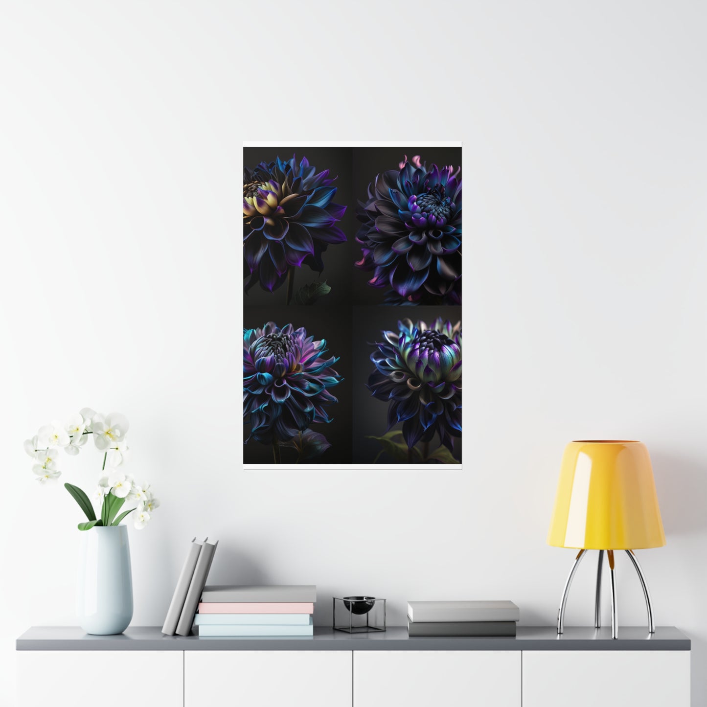 Premium Matte Vertical Posters Dahlia Purple 5