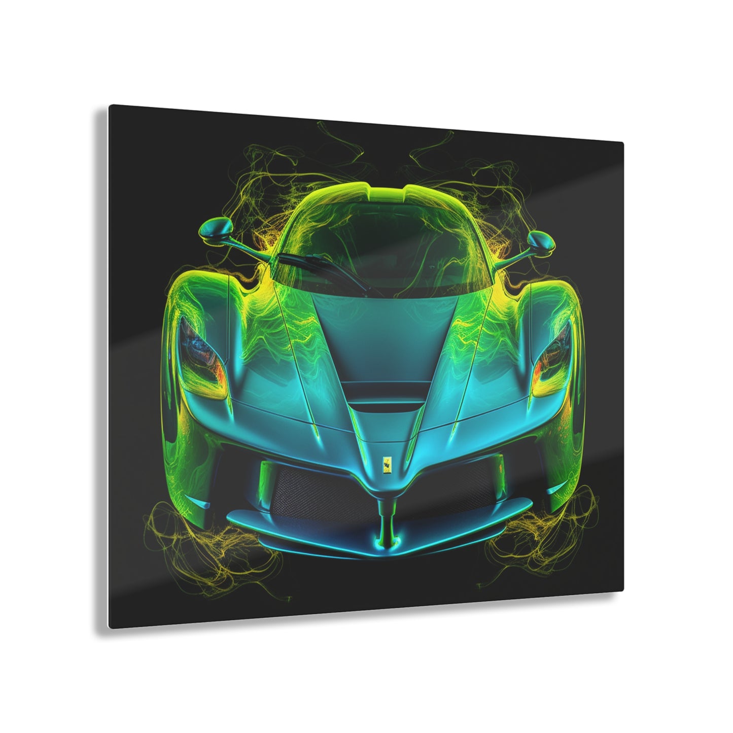 Acrylic Prints Ferrari Neon 2