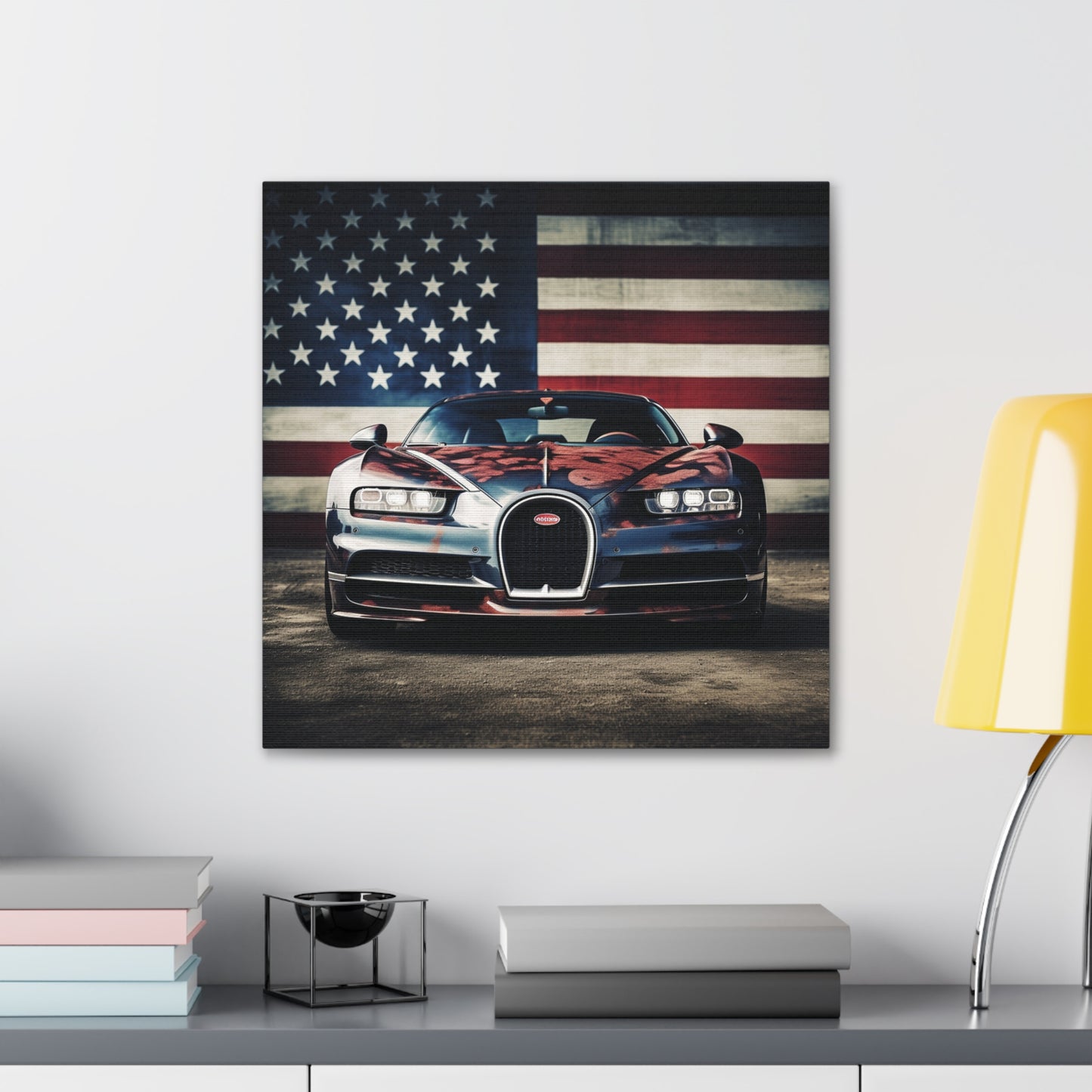 Canvas Gallery Wraps Bugatti Flag 3