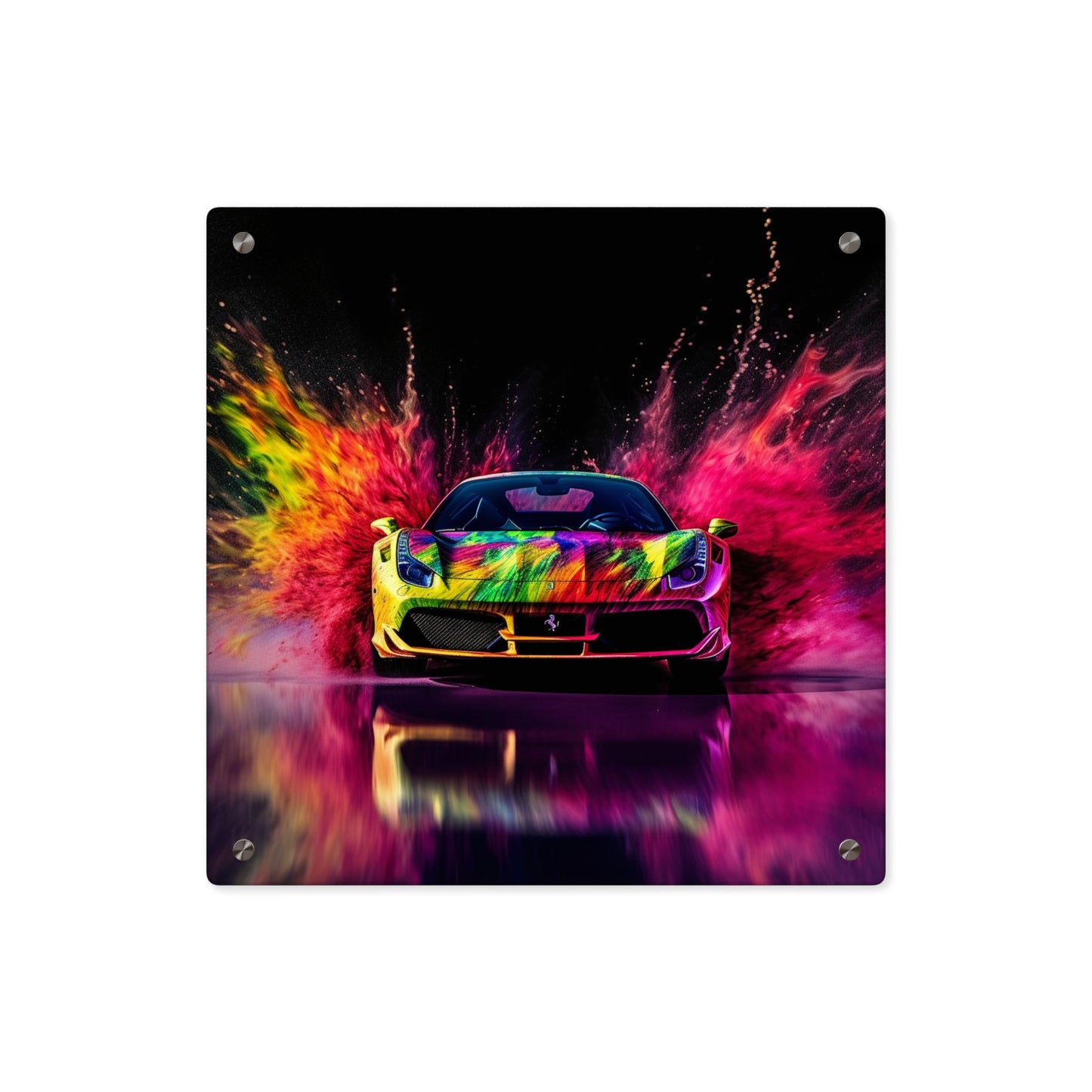 Acrylic Wall Art Panels Farrari Water 2