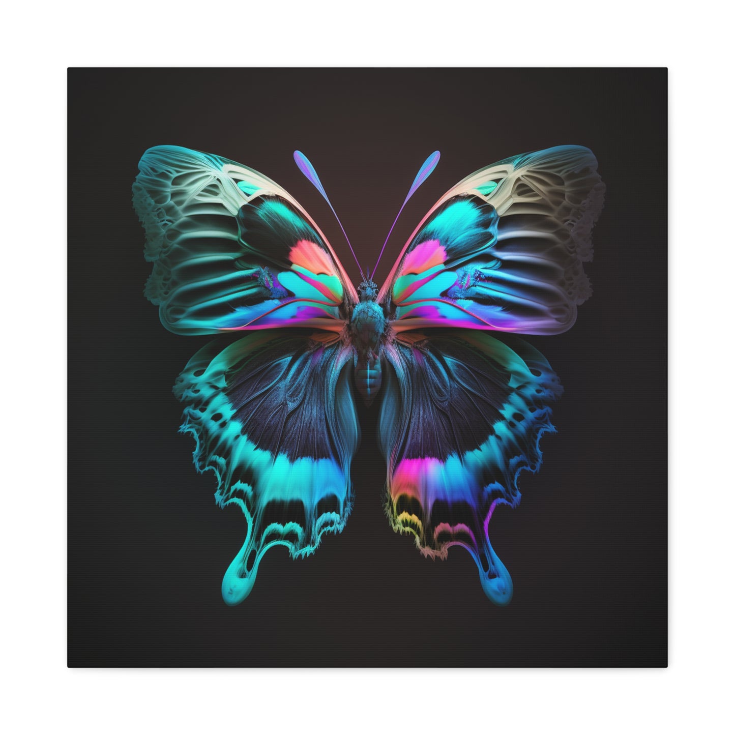 Canvas Gallery Wraps Raw Florescent Glow 1