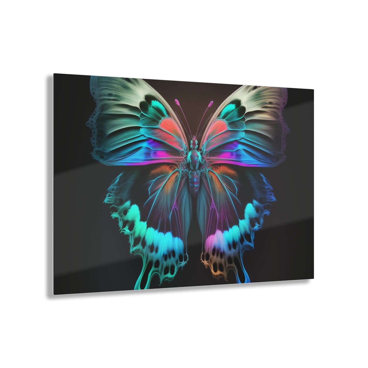 Acrylic Prints Raw Hyper Color Butterfly 2