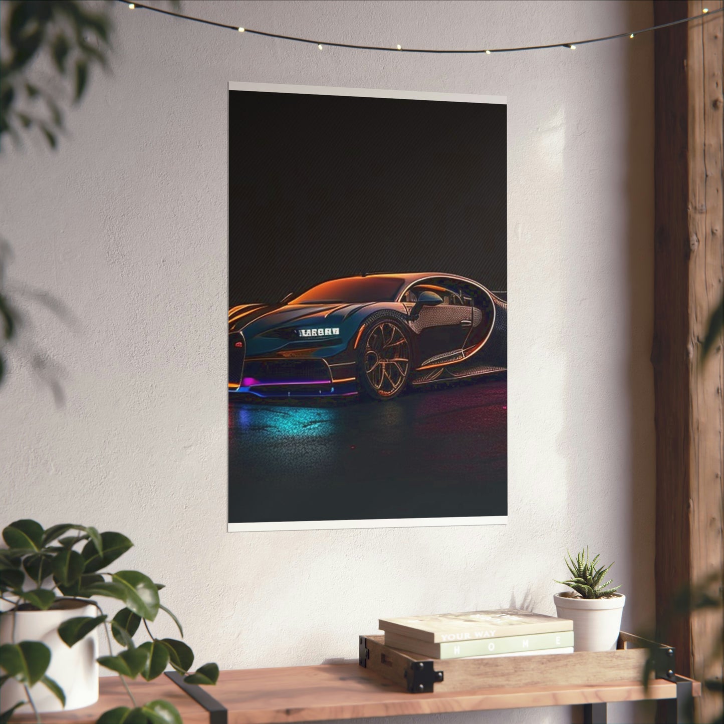 Premium Matte Vertical Posters Bugatti Chiron Super 4