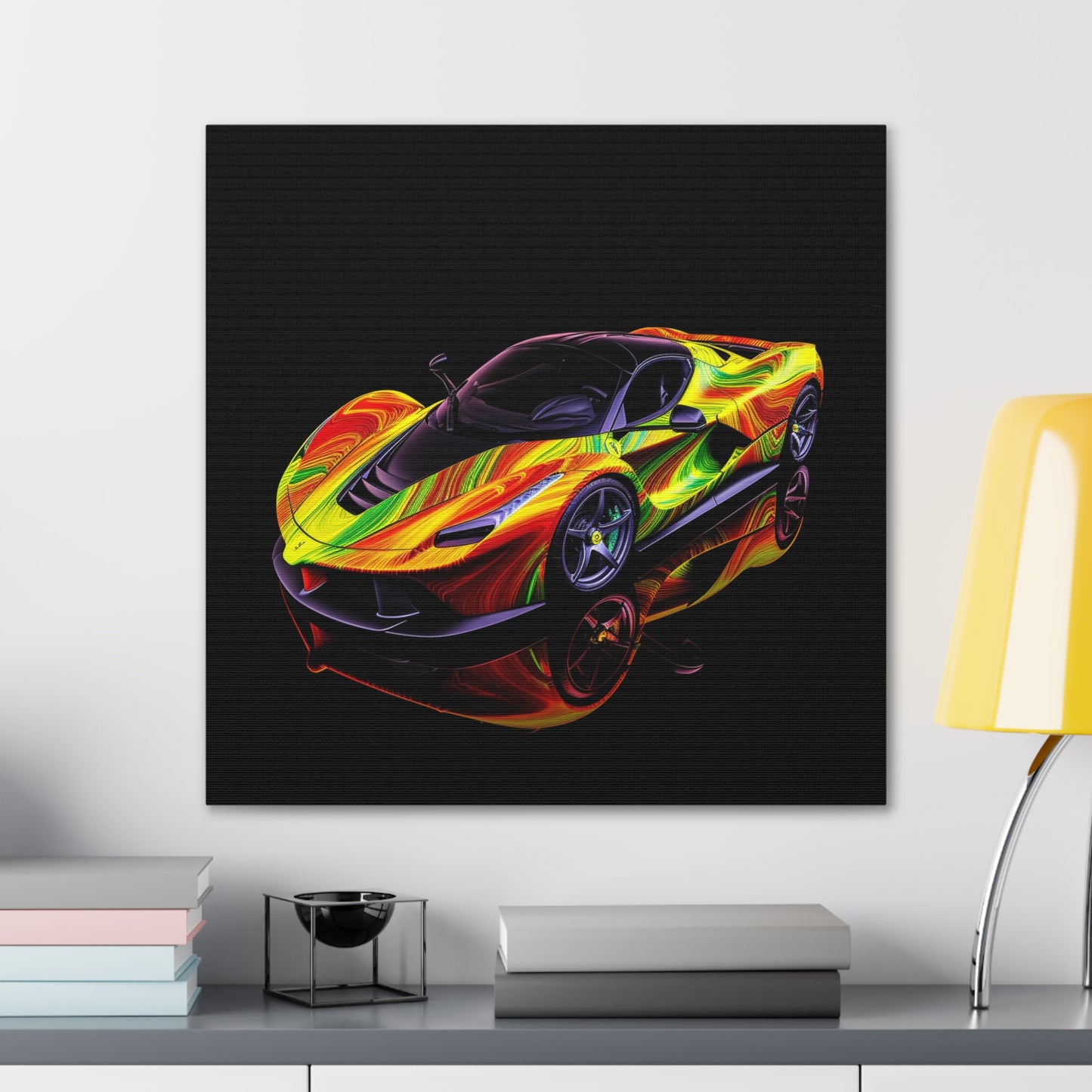 Canvas Gallery Wraps Ferrari Neon 4