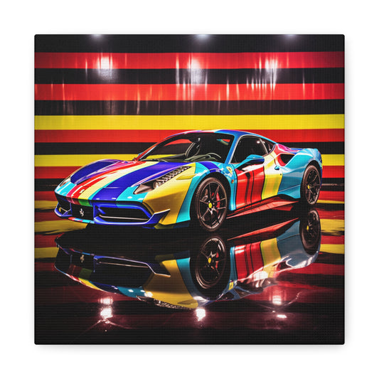 Canvas Gallery Wraps Hyper Colorfull Ferrari 2