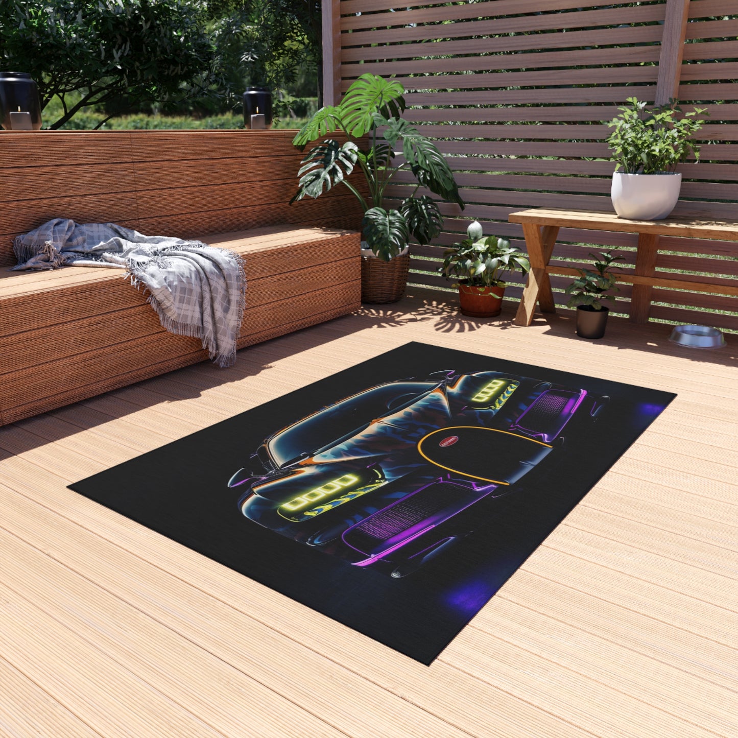 Outdoor Rug  Hyper Bugatti Chiron 3