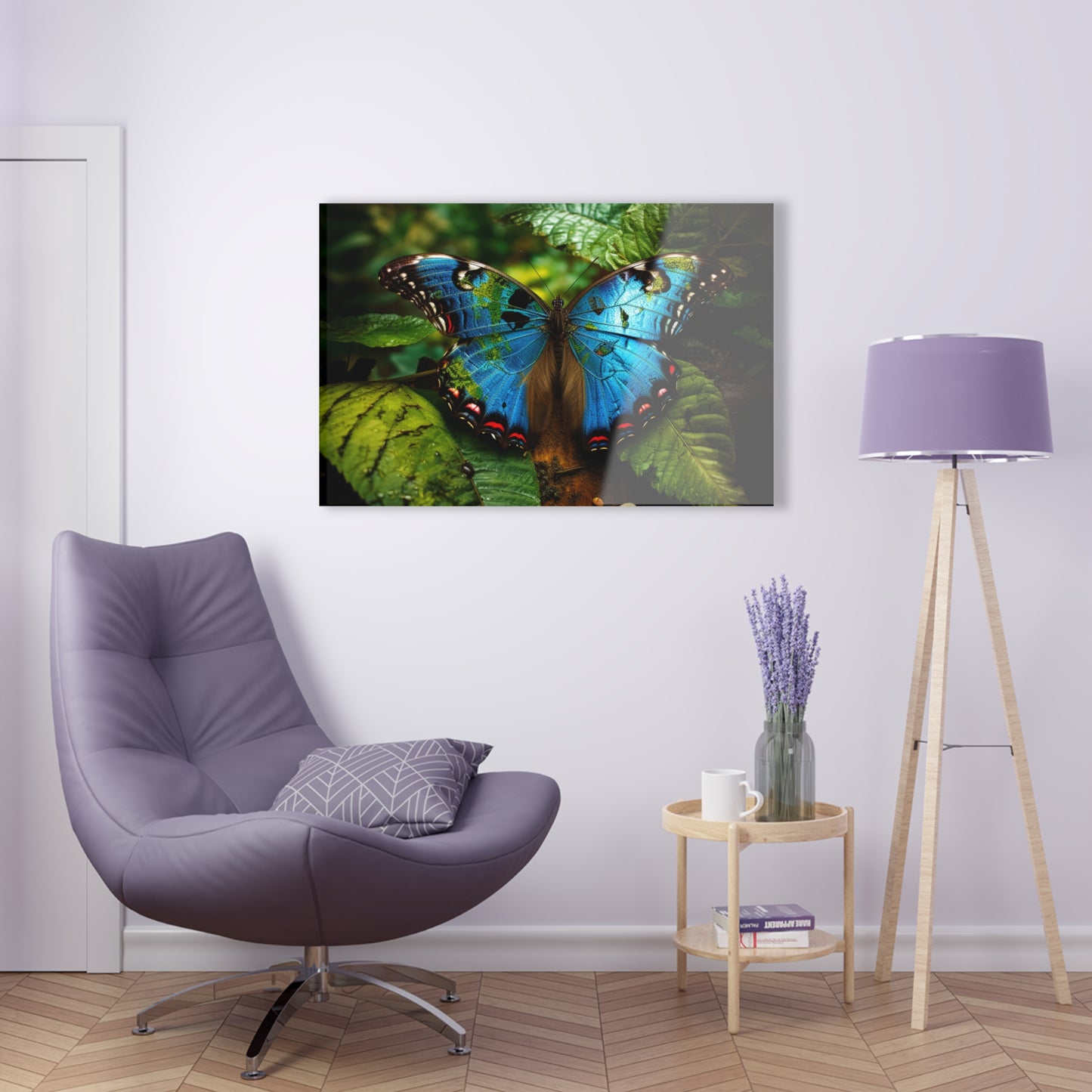 Acrylic Prints Jungle Butterfly 2