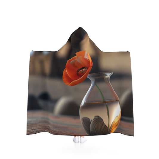 Hooded Blanket Poppy in a Glass Vase 1