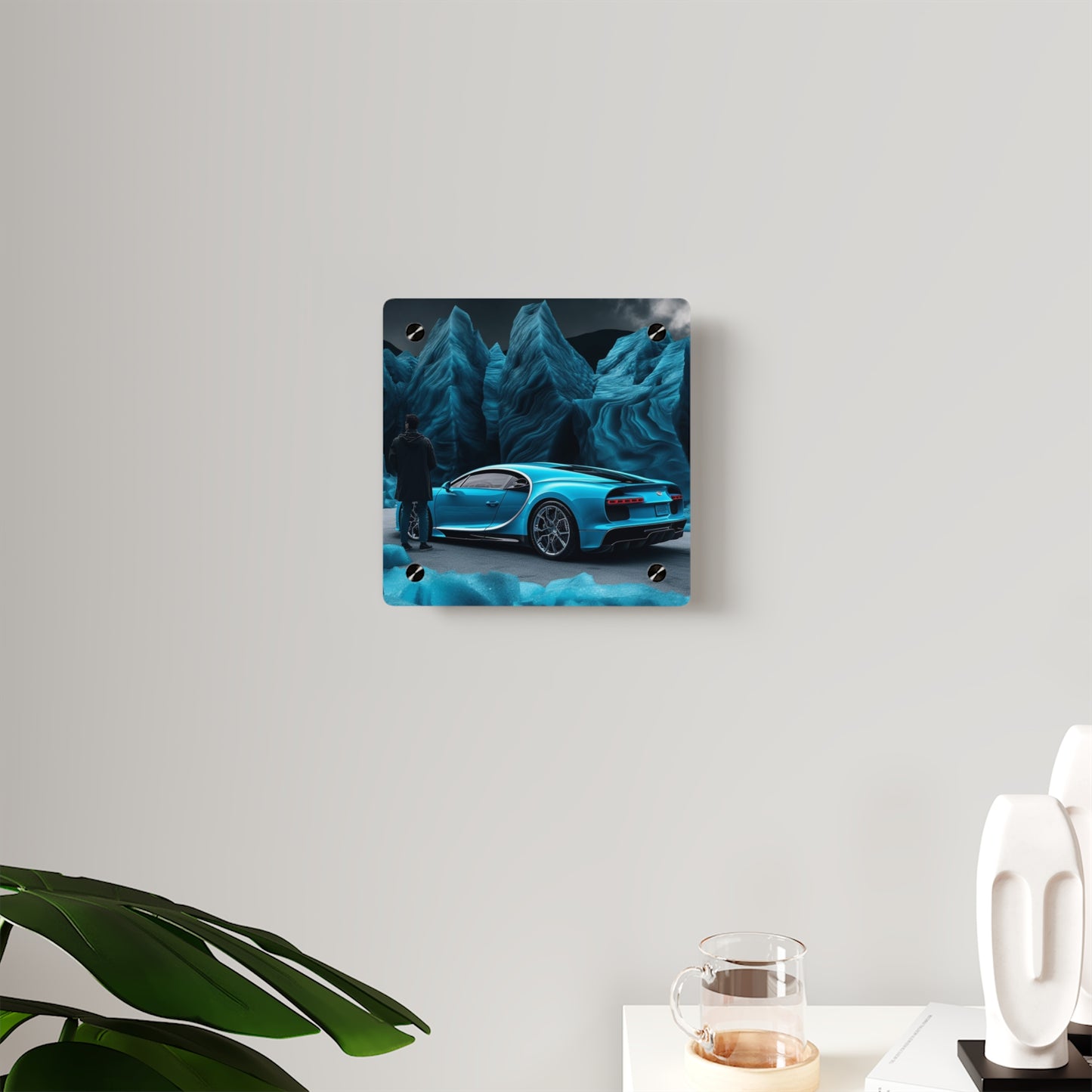 Acrylic Wall Art Panels Bugatti Real Look 3