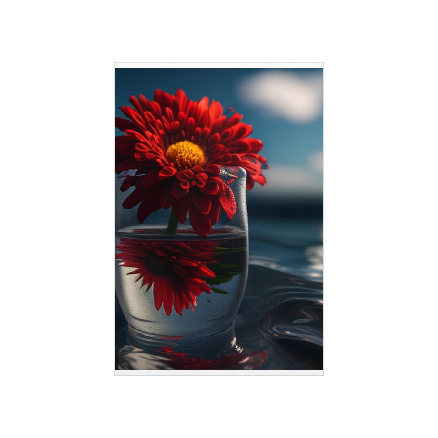 Premium Matte Vertical Posters Chrysanthemum 3