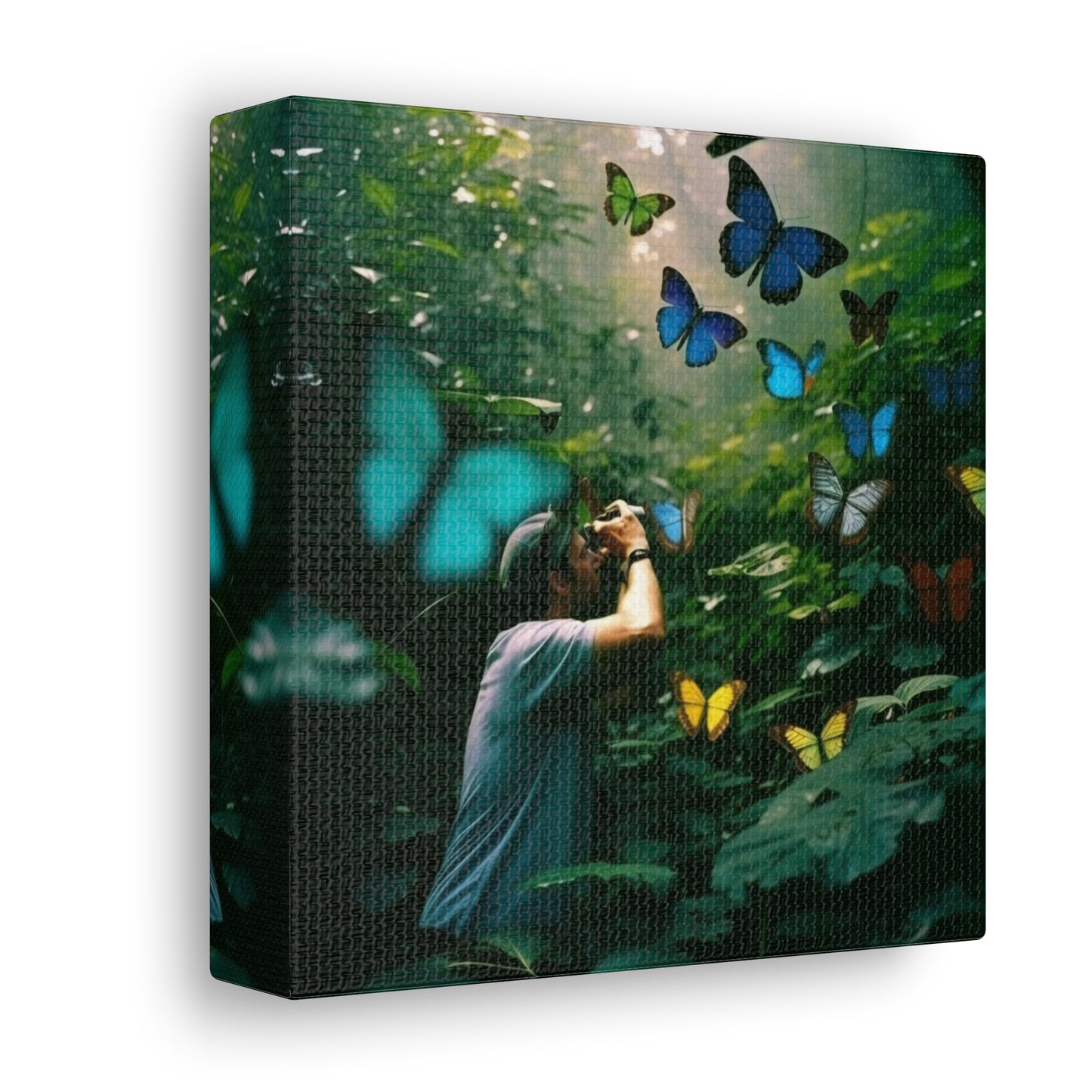 Canvas Gallery Wraps Jungle Butterfly 1