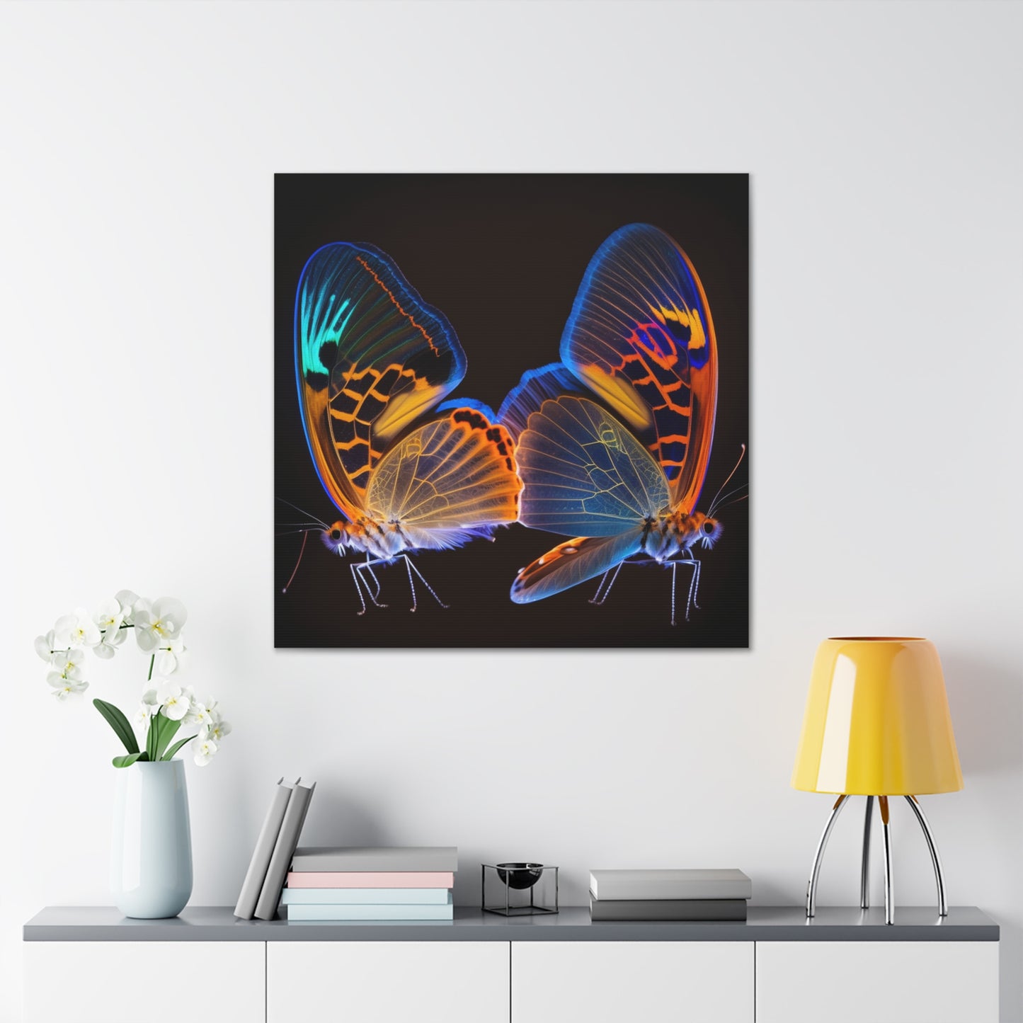 Canvas Gallery Wraps Neon Glo Butterfly 2