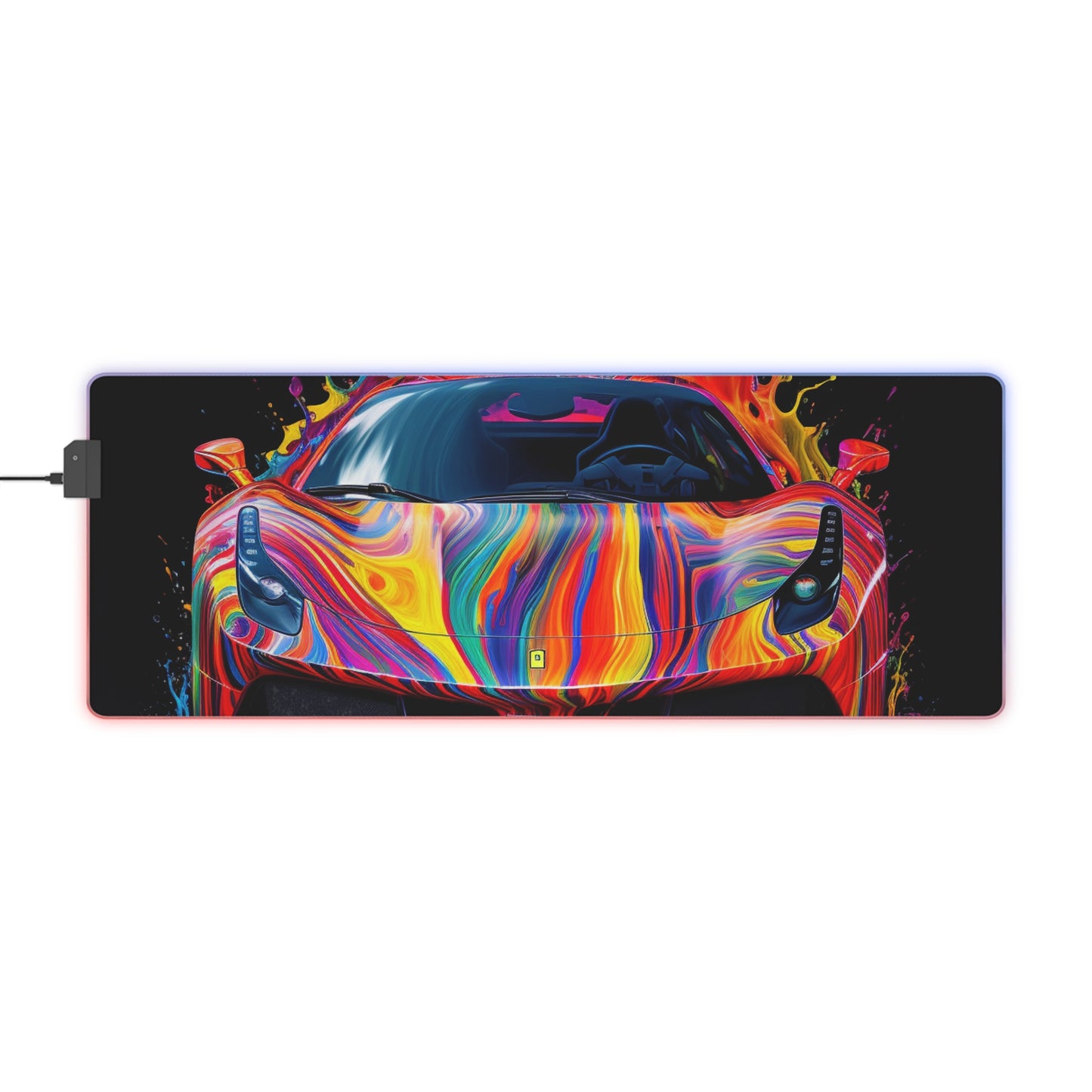 LED Gaming Mouse Pad Ferrari Fusion Water 4