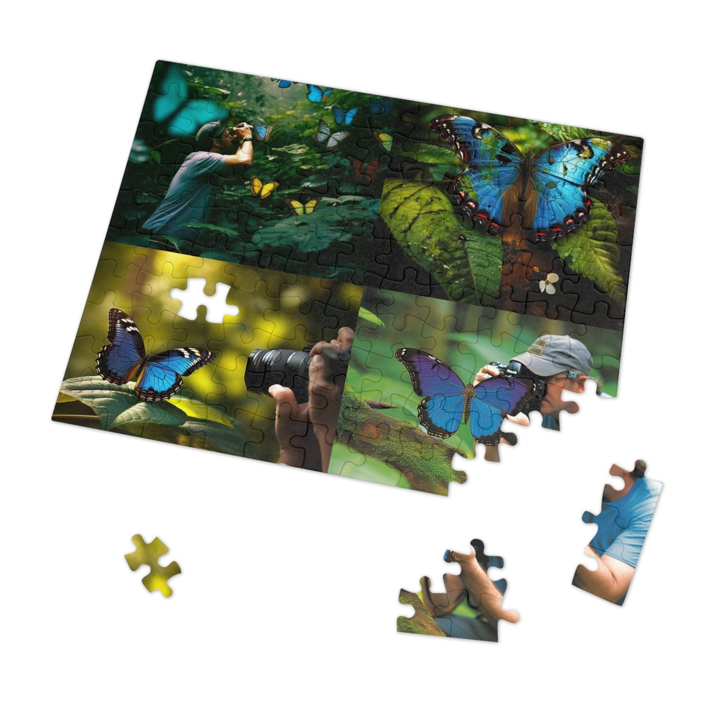 Jigsaw Puzzle (30, 110, 252, 500,1000-Piece) Jungle Butterfly 5
