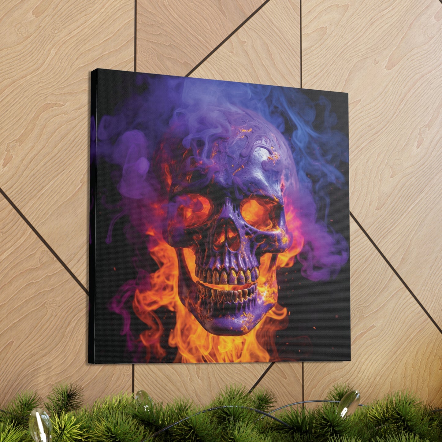 Canvas Gallery Wraps Macro Skull 1