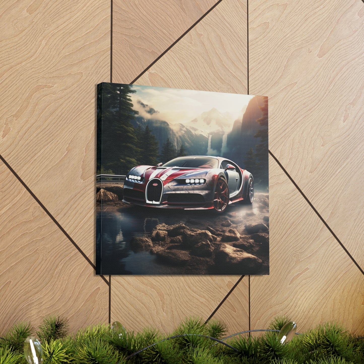 Canvas Gallery Wraps Bugatti Waterfall 4