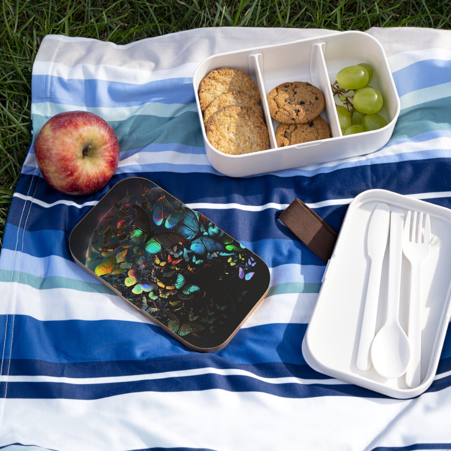 Bento Lunch Box Moon Butterfly 4