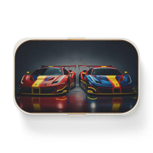 Bento Lunch Box Ferrari Red Blue 4