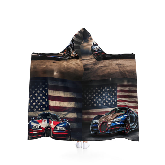 Hooded Blanket Bugatti American Flag 5