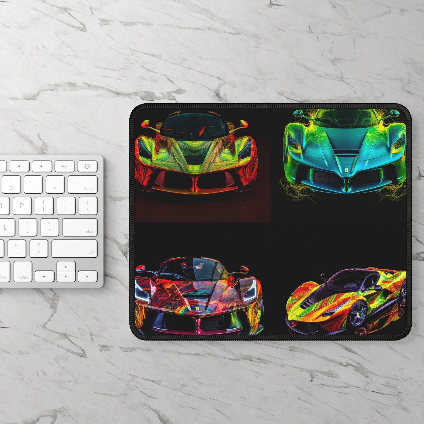 Gaming Mouse Pad  Ferrari Neon 5