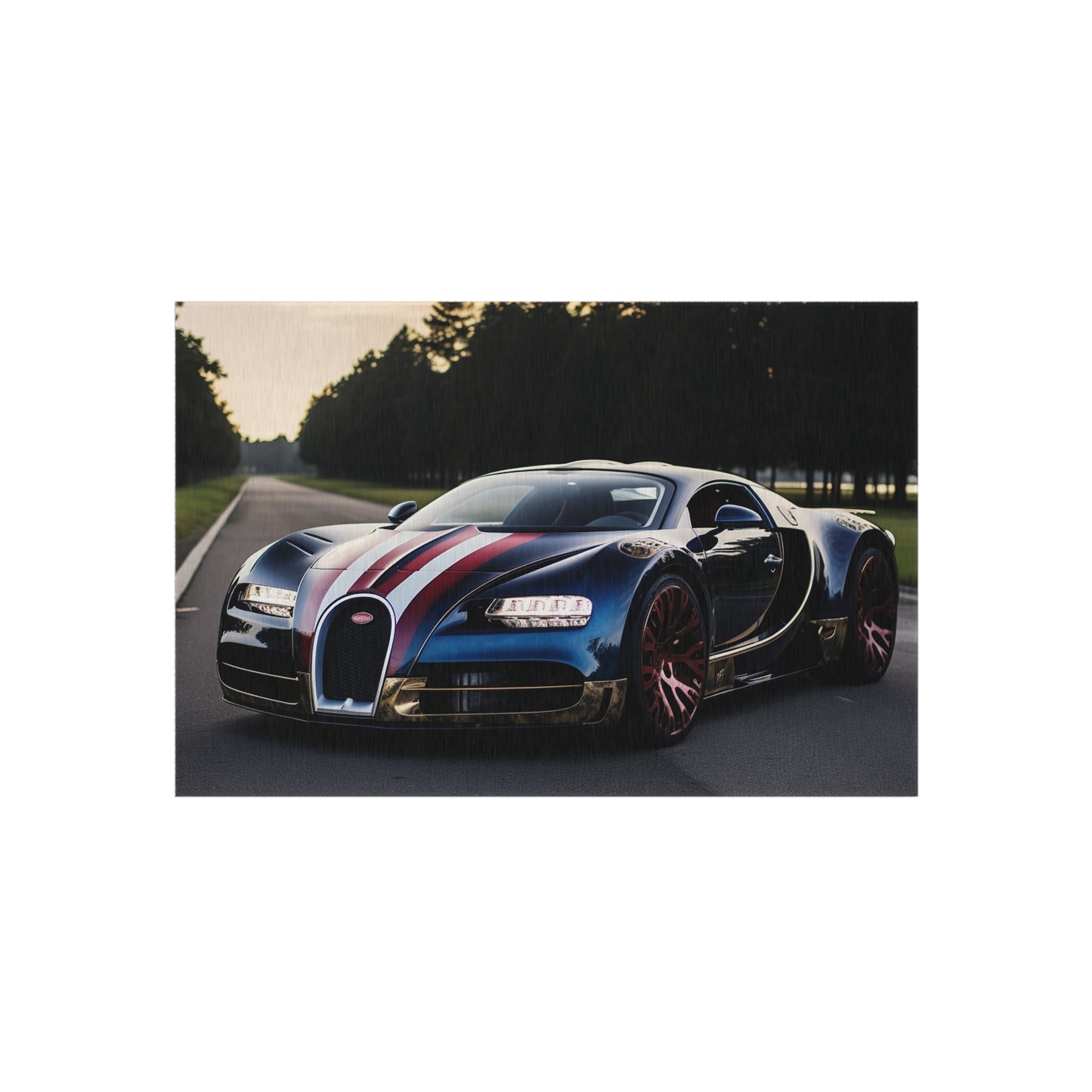 Outdoor Rug  Bugatti Flag American 1