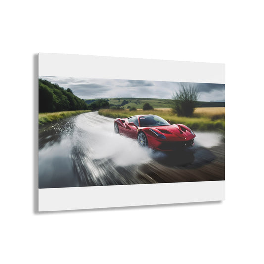 Acrylic Prints Water Ferrari Splash 4