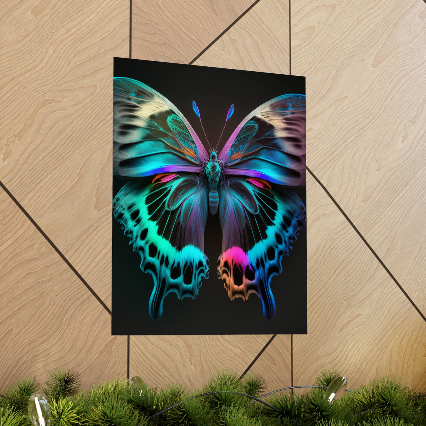 Premium Matte Vertical Posters Raw Florescent Glow 2