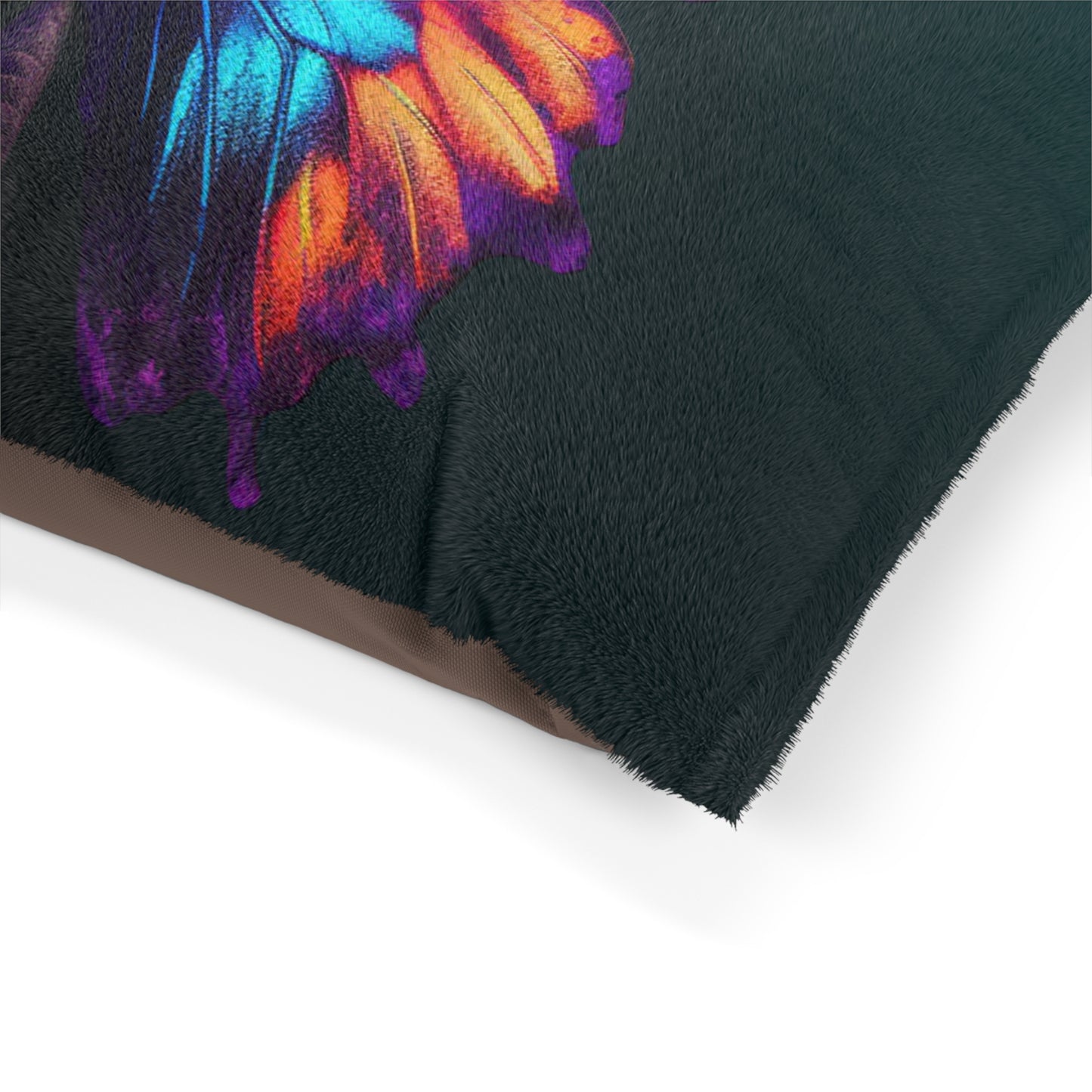 Pet Bed Hyper Colorful Butterfly Purple 1