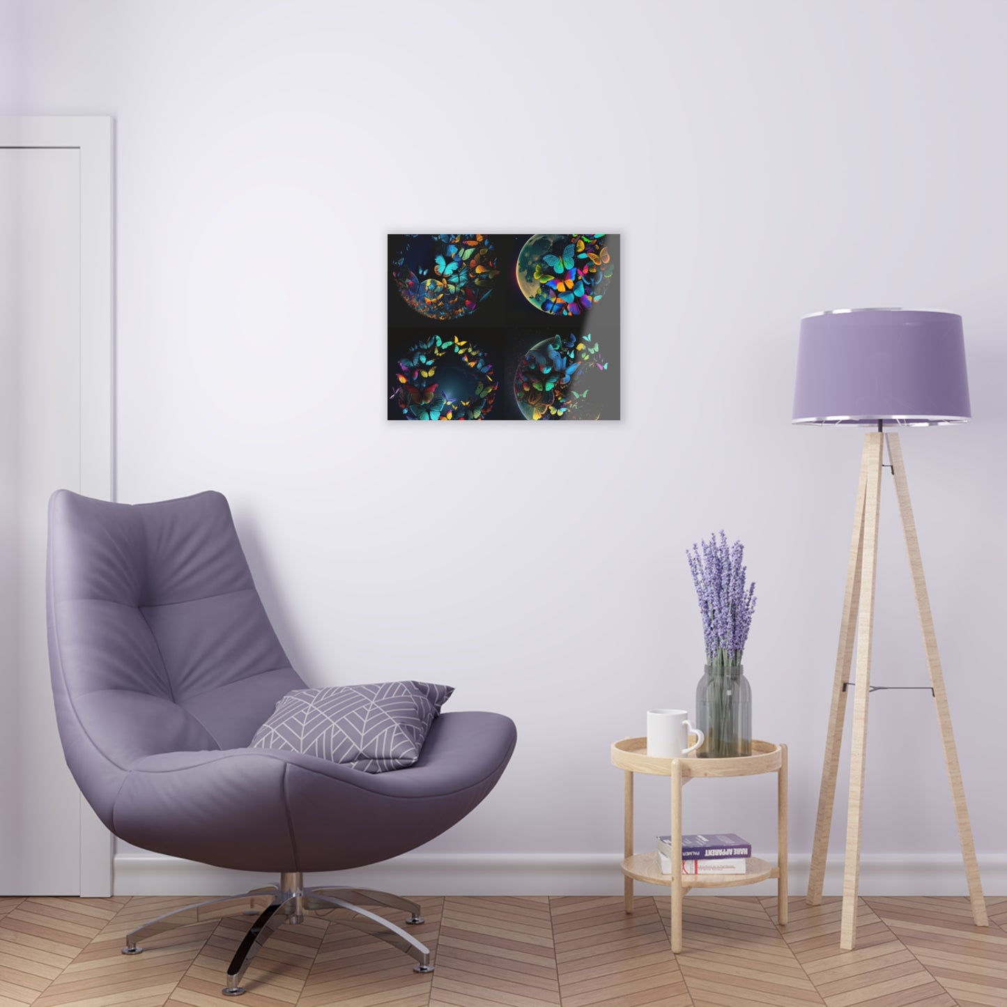 Acrylic Prints Moon Butterfly 5