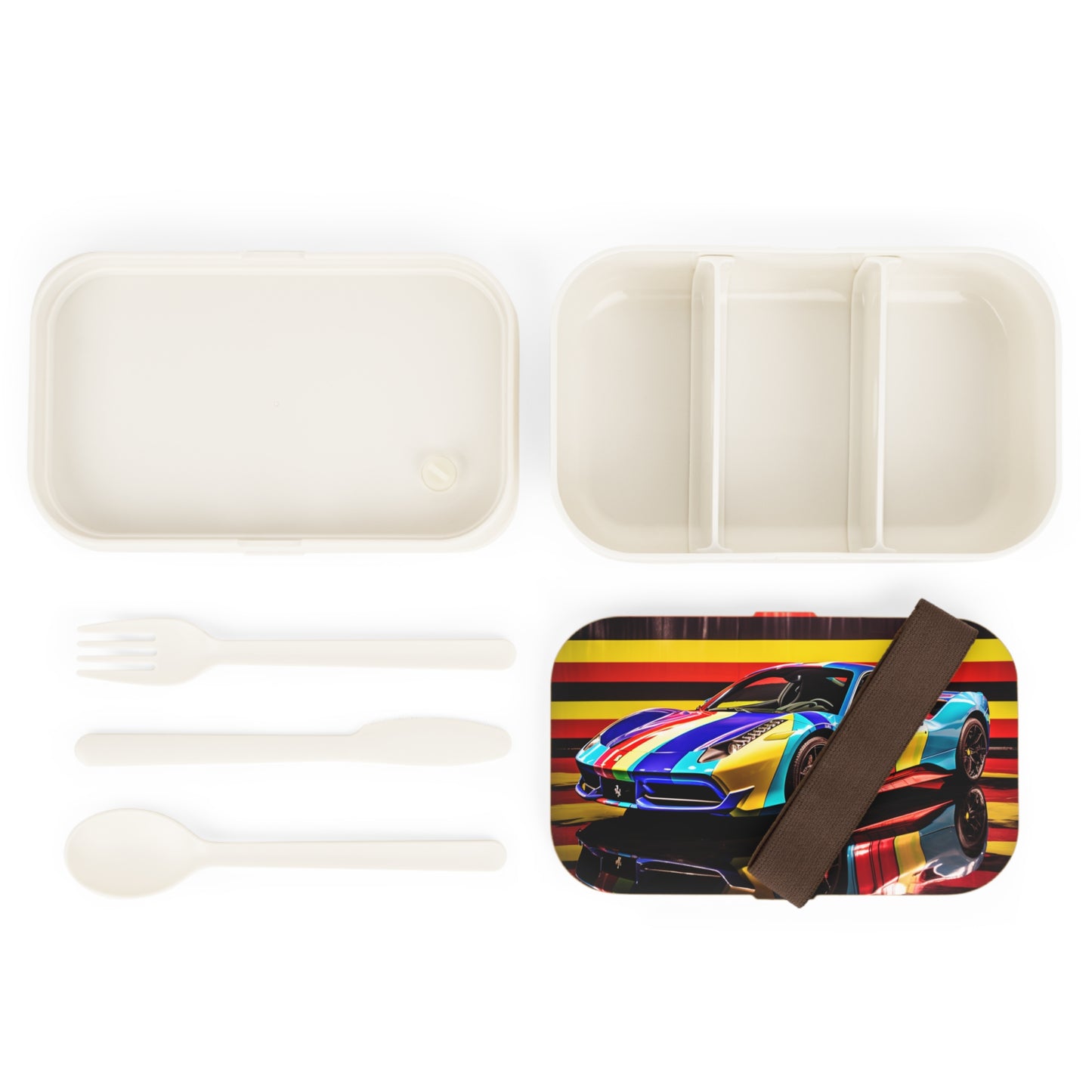 Bento Lunch Box Hyper Colorfull Ferrari 2