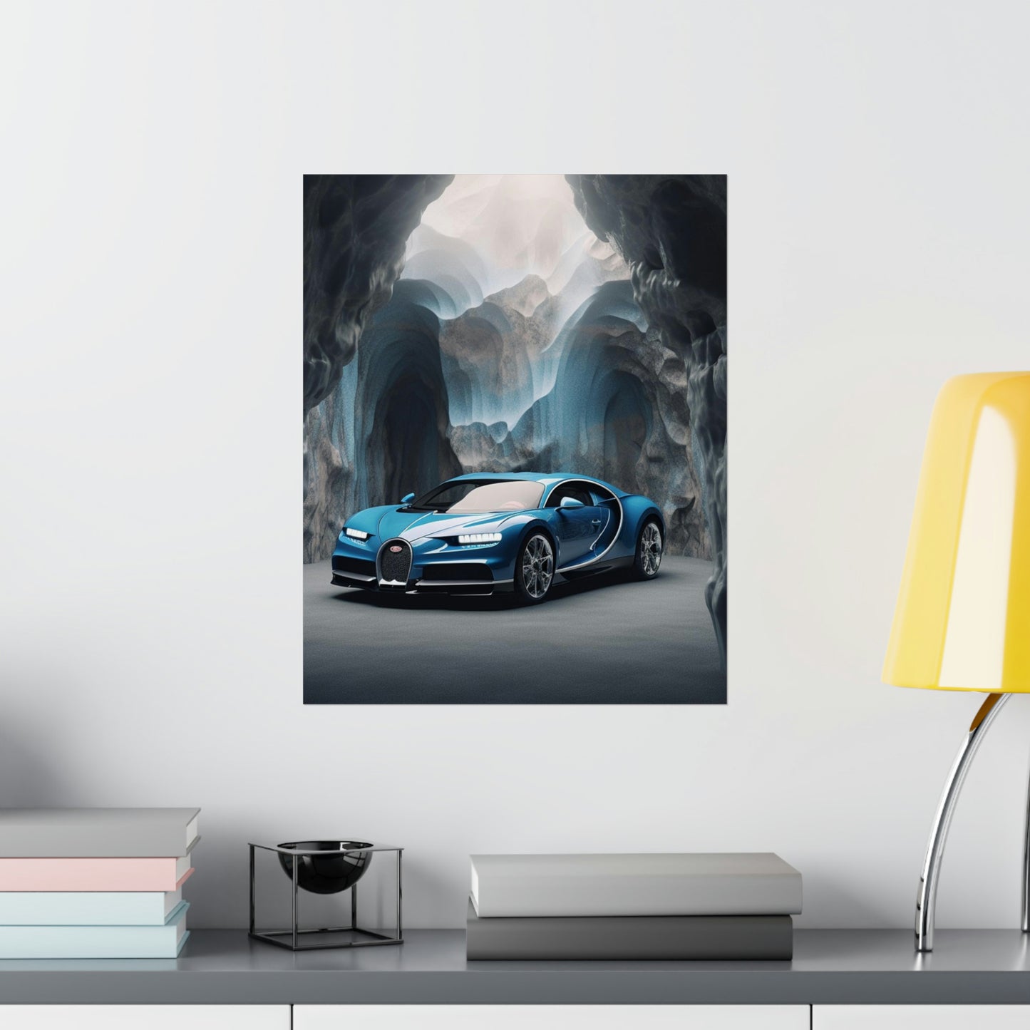 Premium Matte Vertical Posters Bugatti Real Look 2