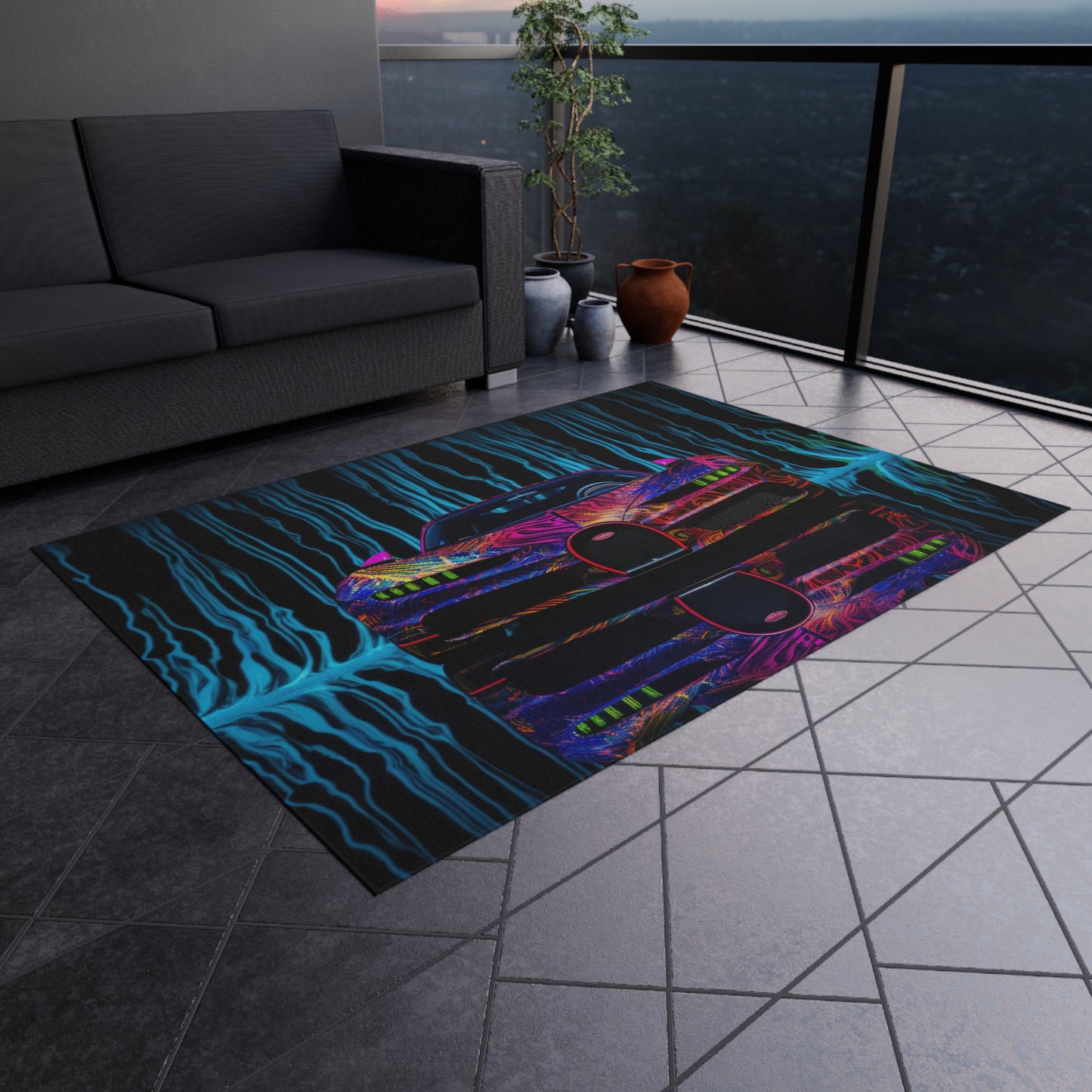 Outdoor Rug  Bugatti Water 3