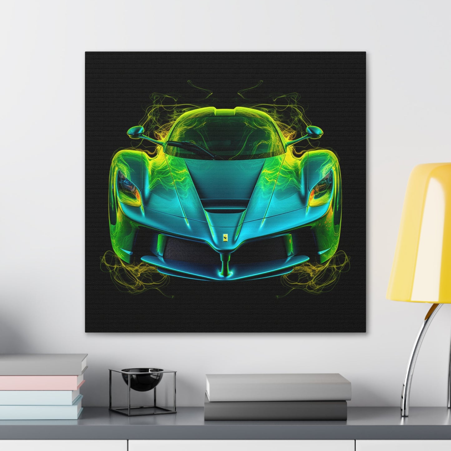 Canvas Gallery Wraps Ferrari Neon 2